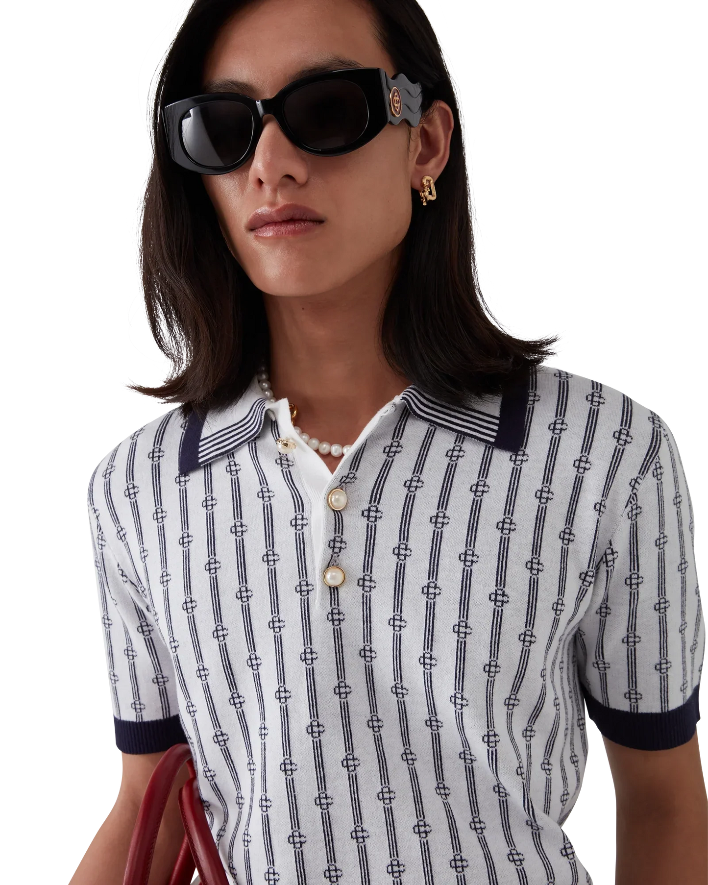 Monogram Polo Shirt | Casablanca Paris | Image 5