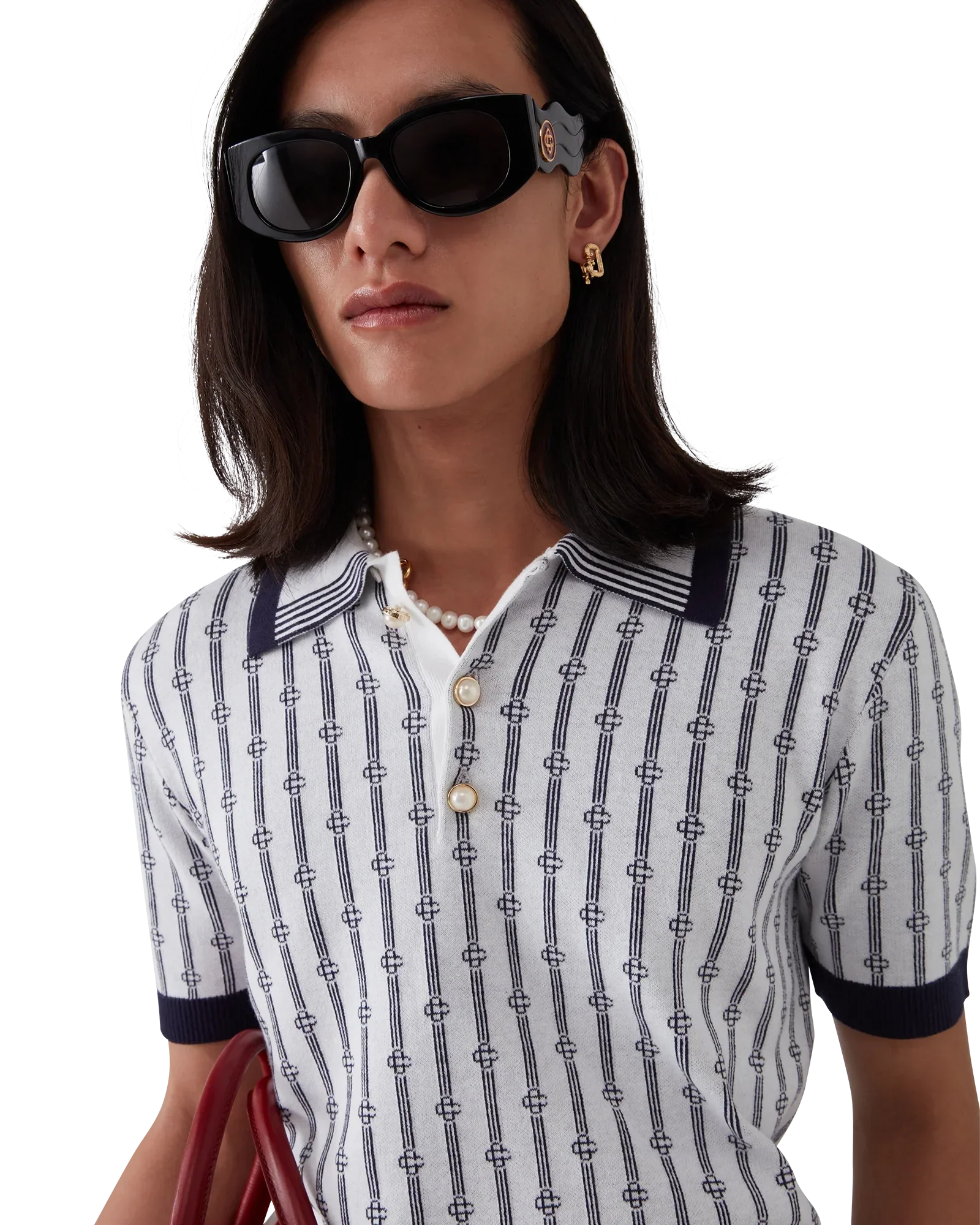 Monogram Polo Shirt | Casablanca Paris | Image 5