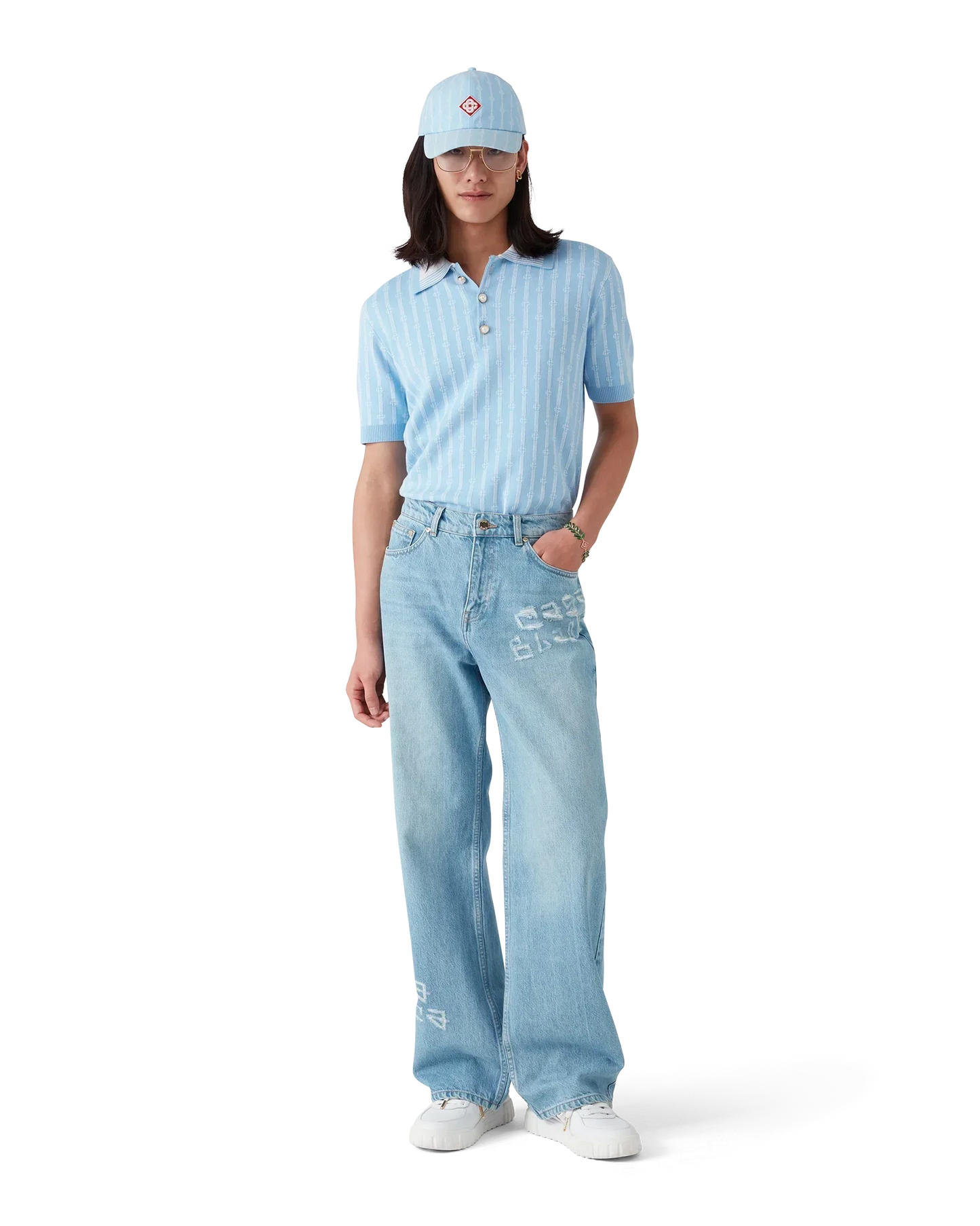 Monogram Polo Shirt | Casablanca Paris | Image 2