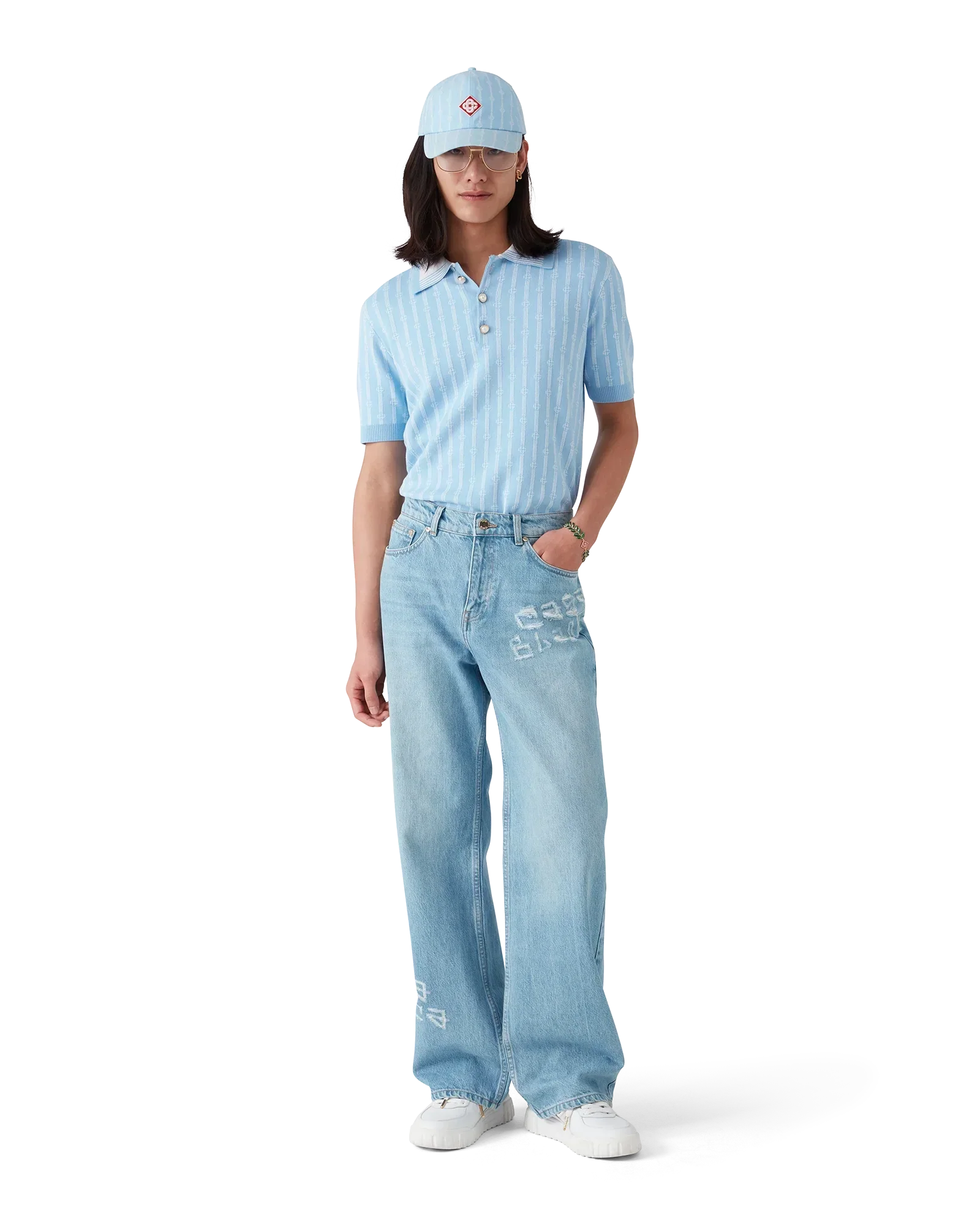 Monogram Polo Shirt | Casablanca Paris | Image 2