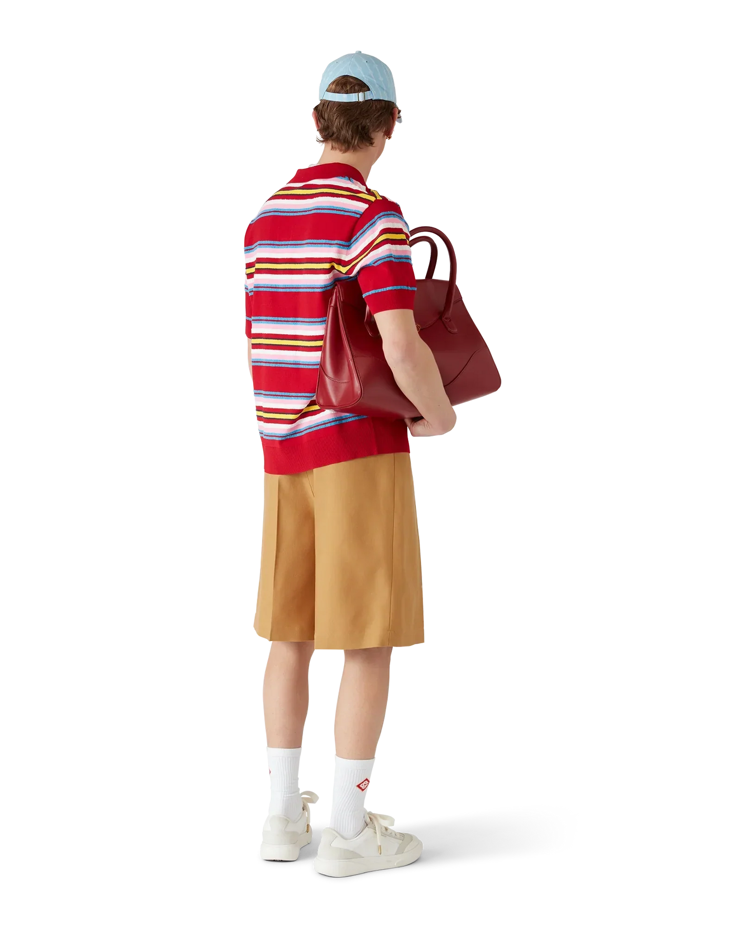Stripe Oversized Polo Shirt | Casablanca Paris | Image 5