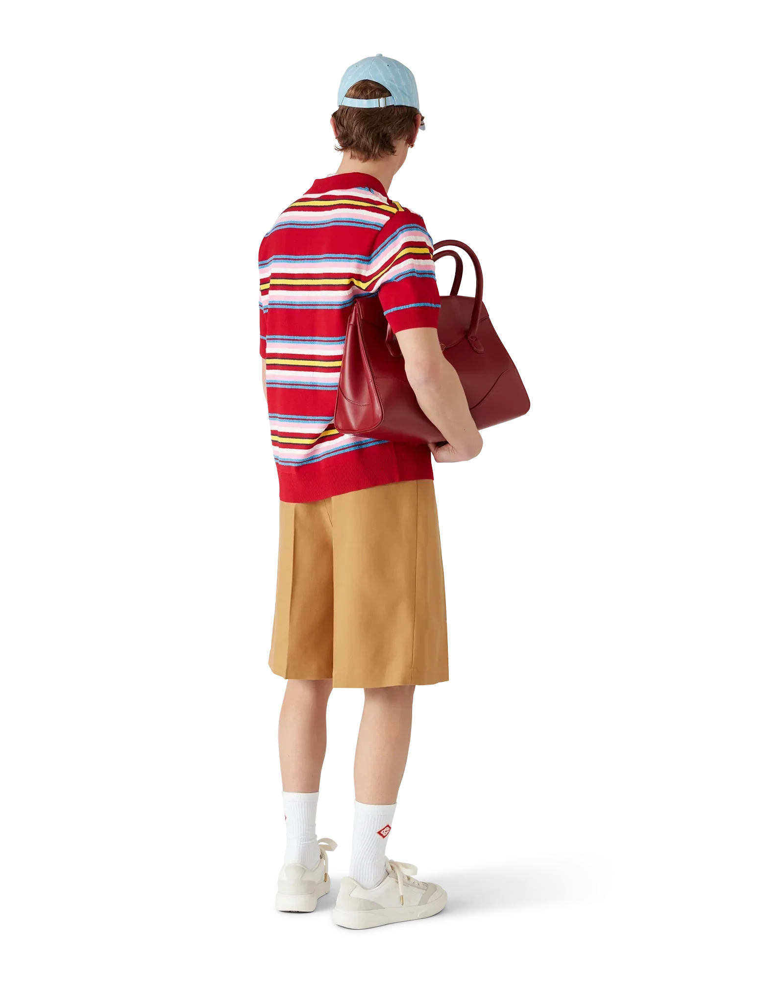 Stripe Oversized Polo Shirt | Casablanca Paris | Image 5