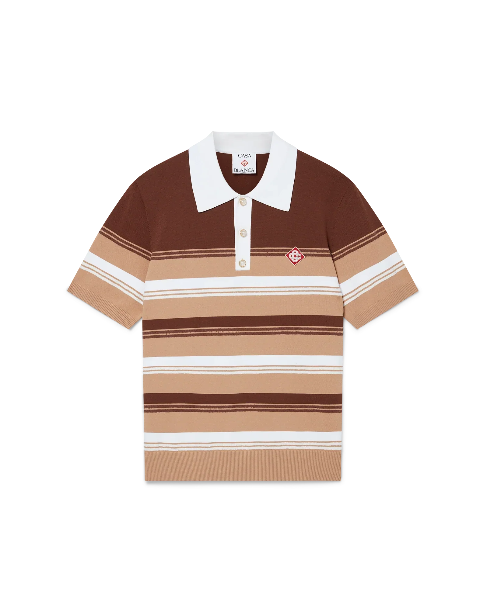 Stripe Polo Shirt | Casablanca Paris | Image 1