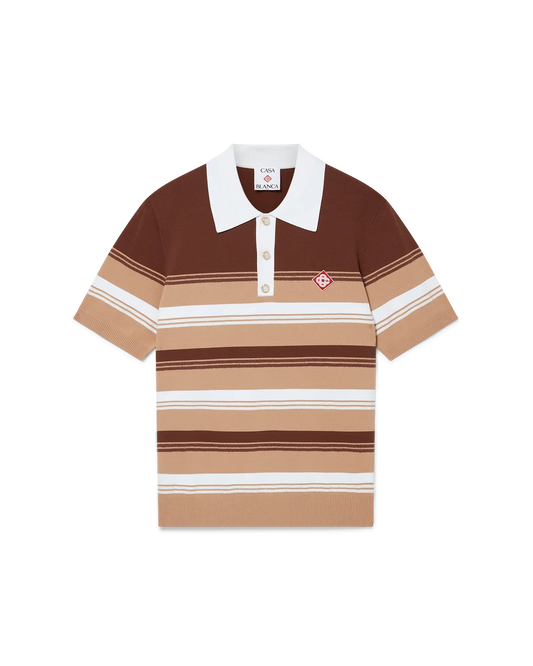 Stripe Polo Shirt | Casablanca Paris | Image 1