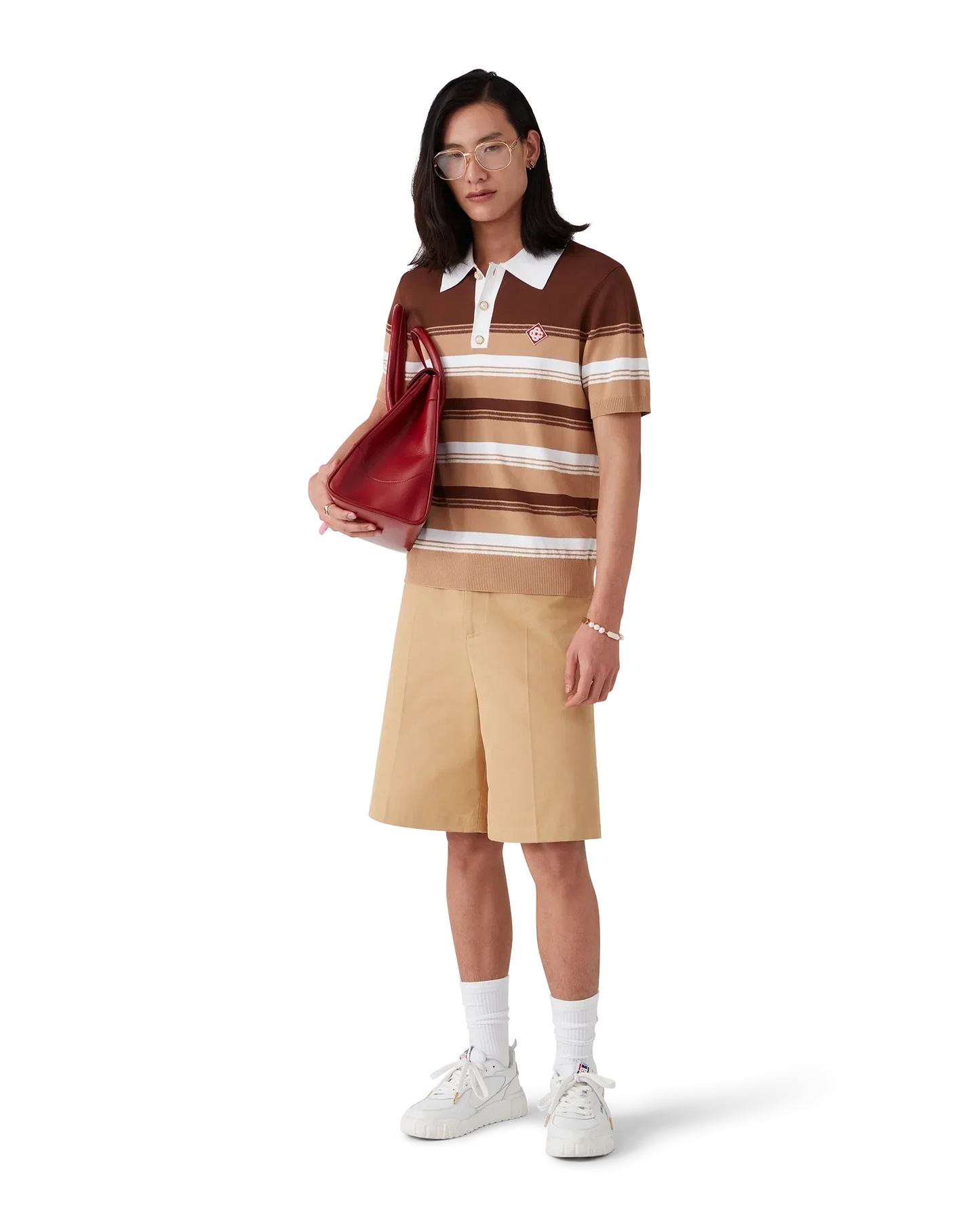 Stripe Polo Shirt | Casablanca Paris | Image 2