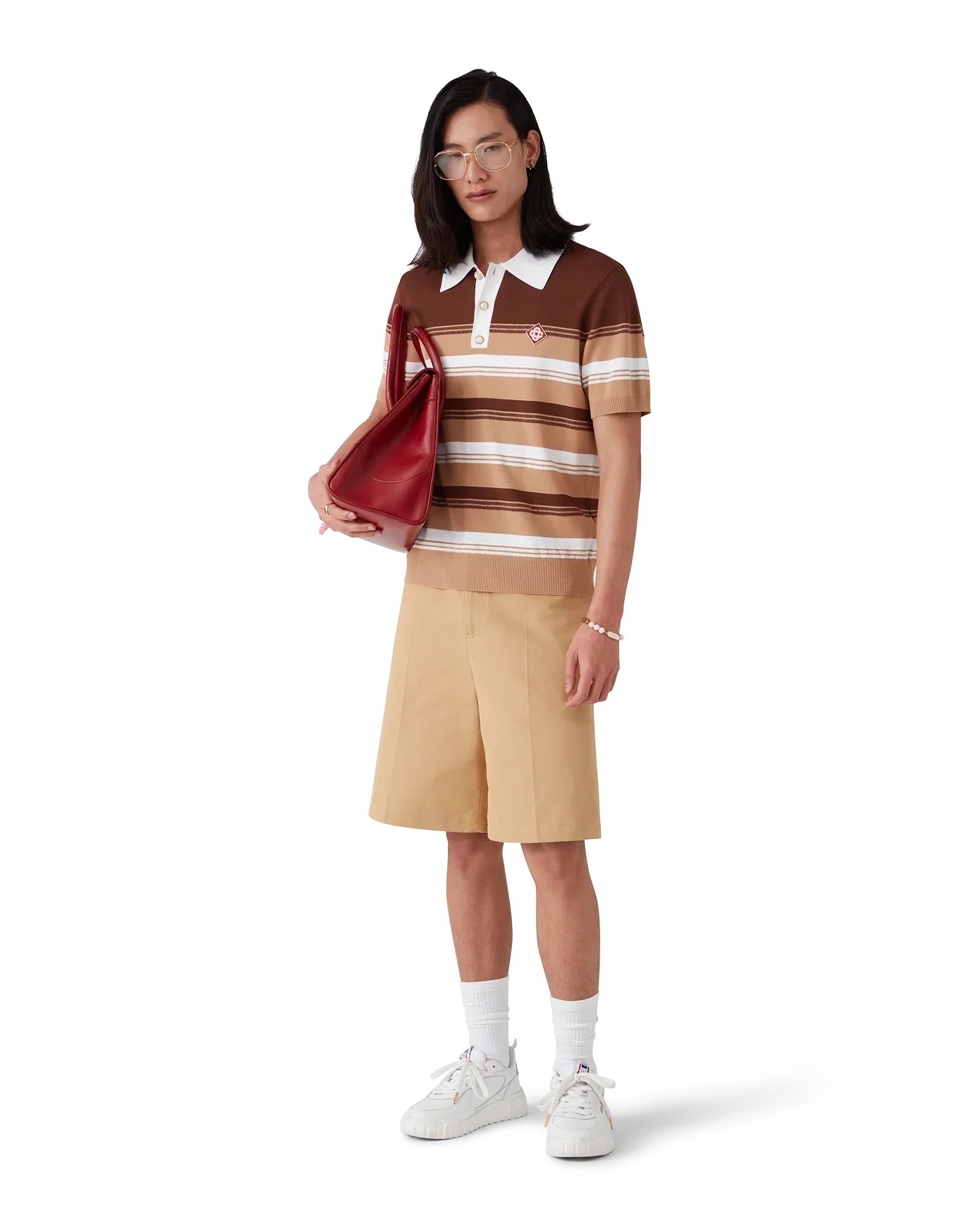 Stripe Polo Shirt | Casablanca Paris | Image 2