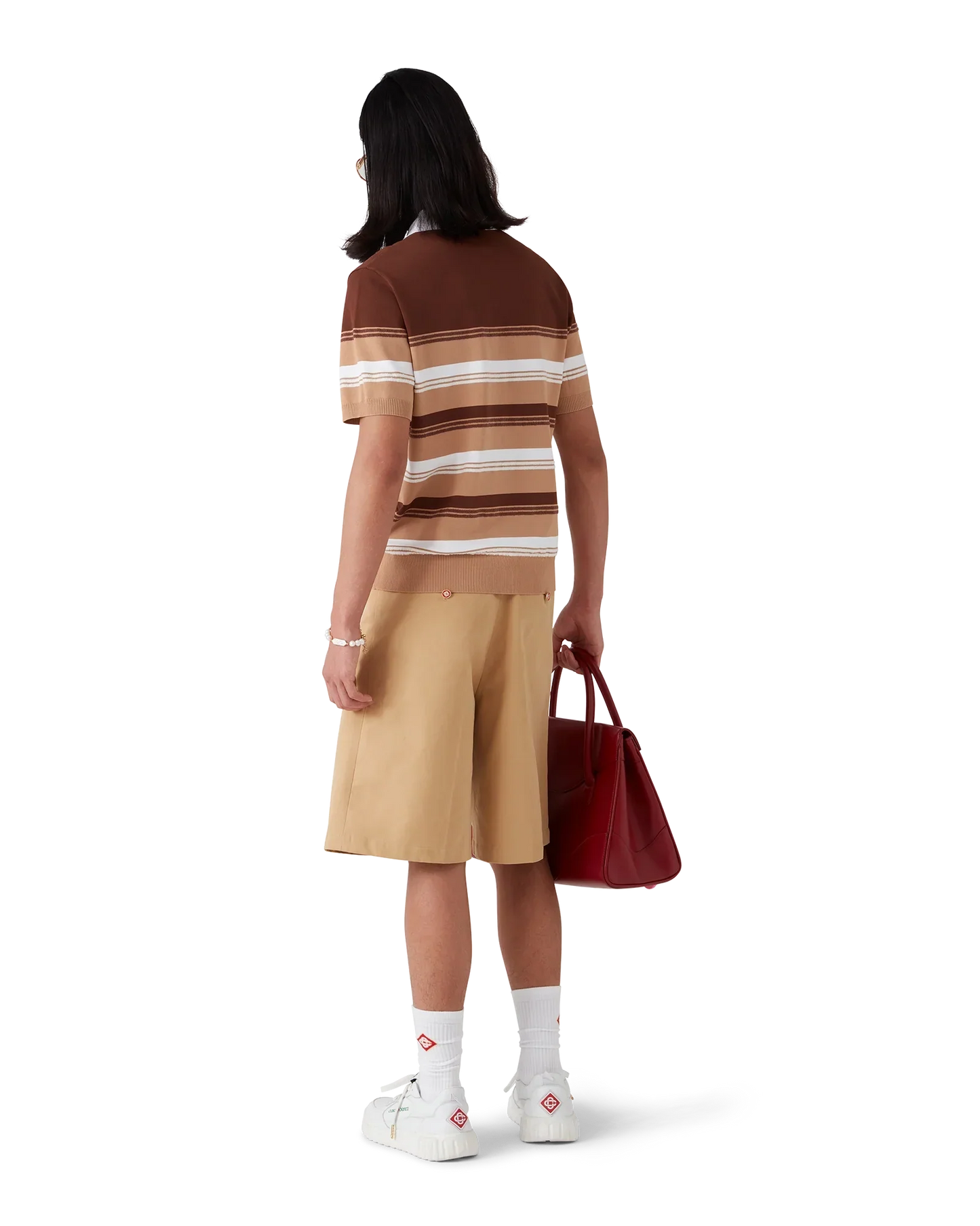 Stripe Polo Shirt | Casablanca Paris | Image 3