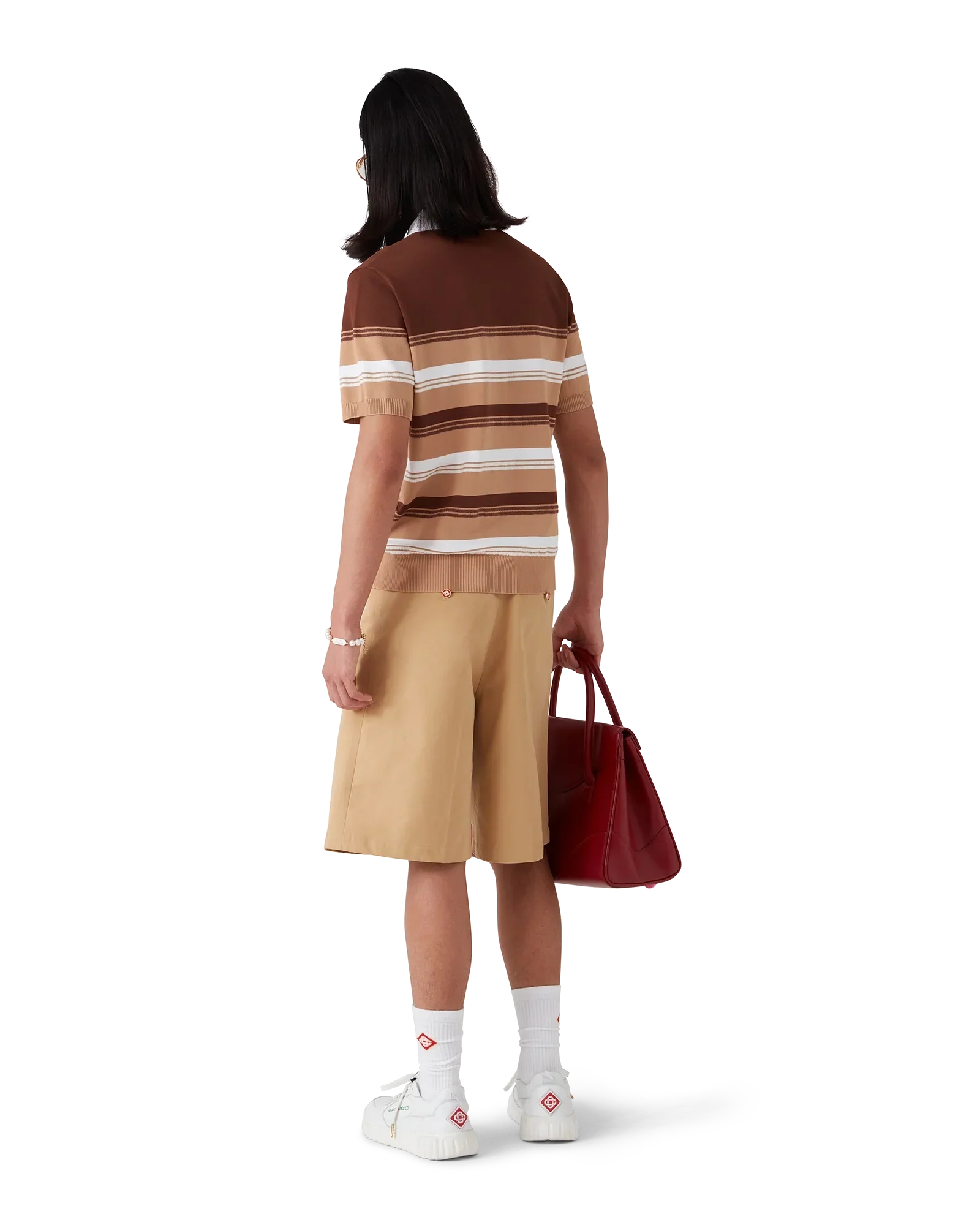 Stripe Polo Shirt | Casablanca Paris | Image 3