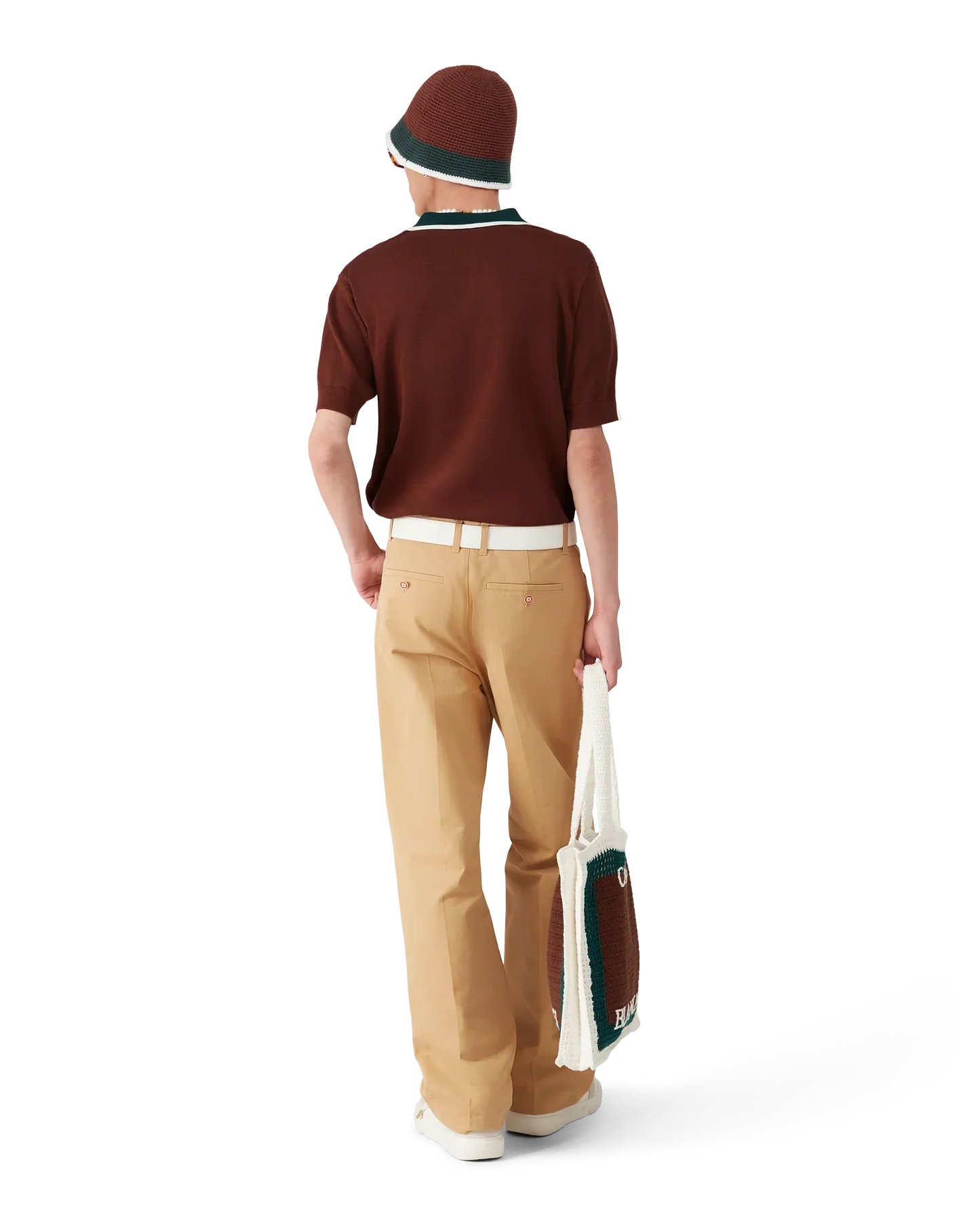Cable Knit Oversized Polo Shirt | Casablanca Paris | Image 5