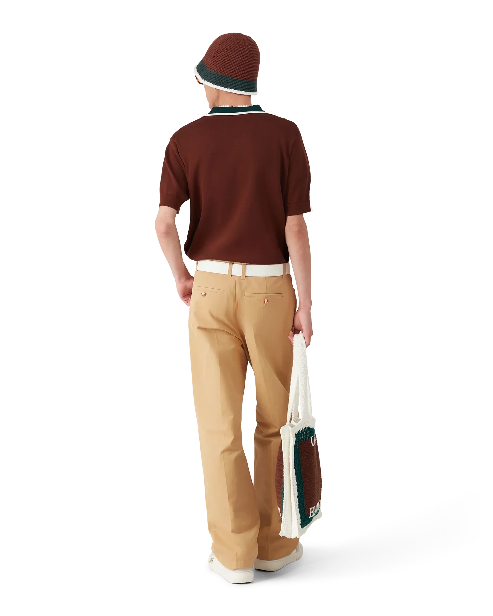 Cable Knit Oversized Polo Shirt | Casablanca Paris | Image 5