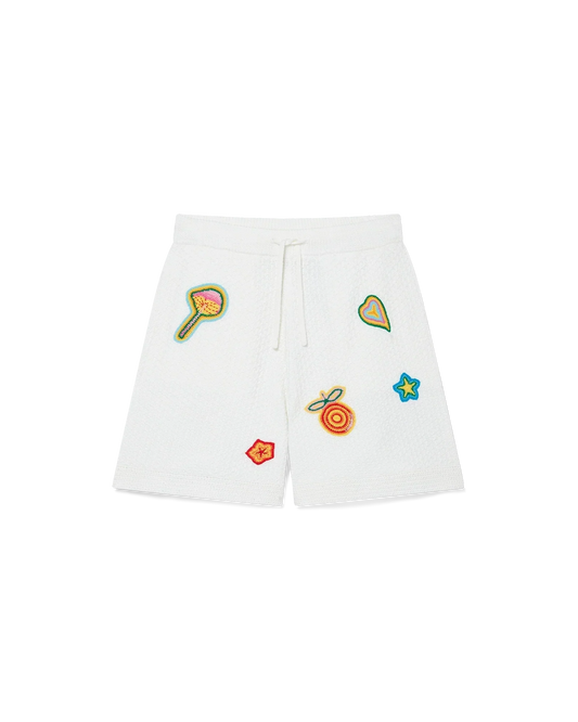 Motif Crochet Shorts | Casablanca Paris | Image 1
