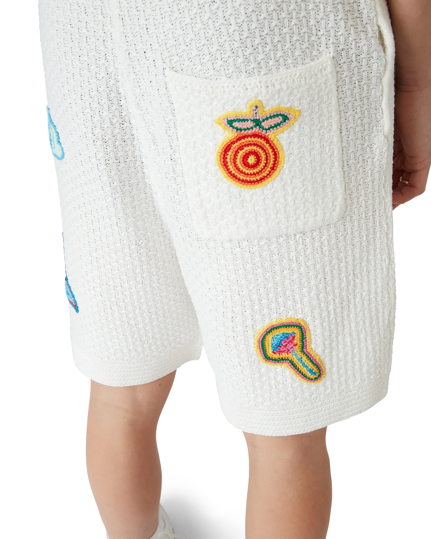 Motif Crochet Shorts | Casablanca Paris | Image 4