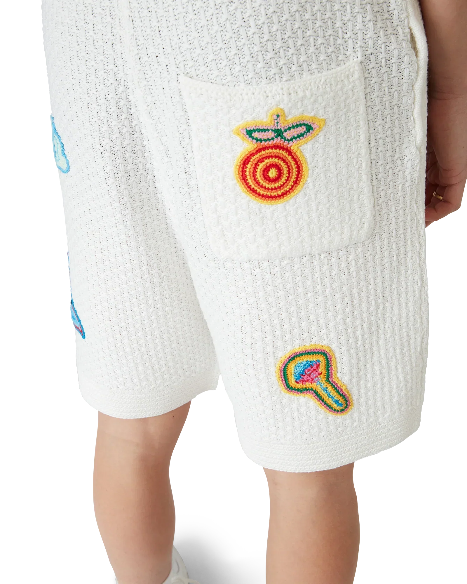 Motif Crochet Shorts | Casablanca Paris | Image 4