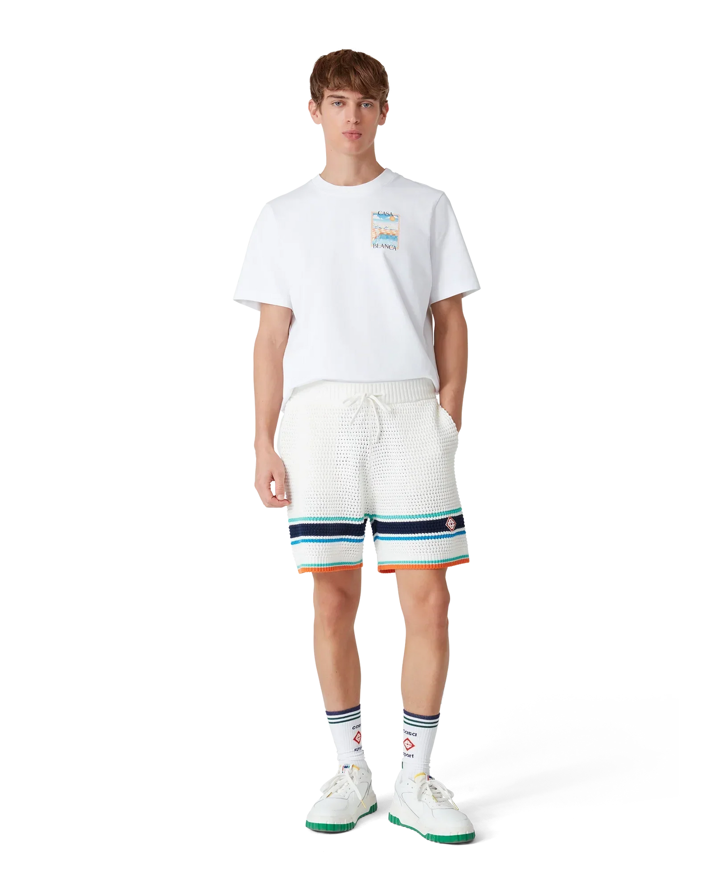 Tennis Crochet Shorts | Casablanca Paris | Image 2