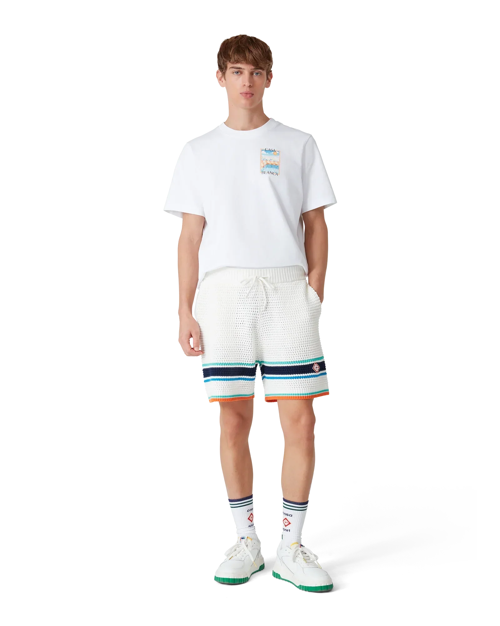 Tennis Crochet Shorts | Casablanca Paris | Image 2