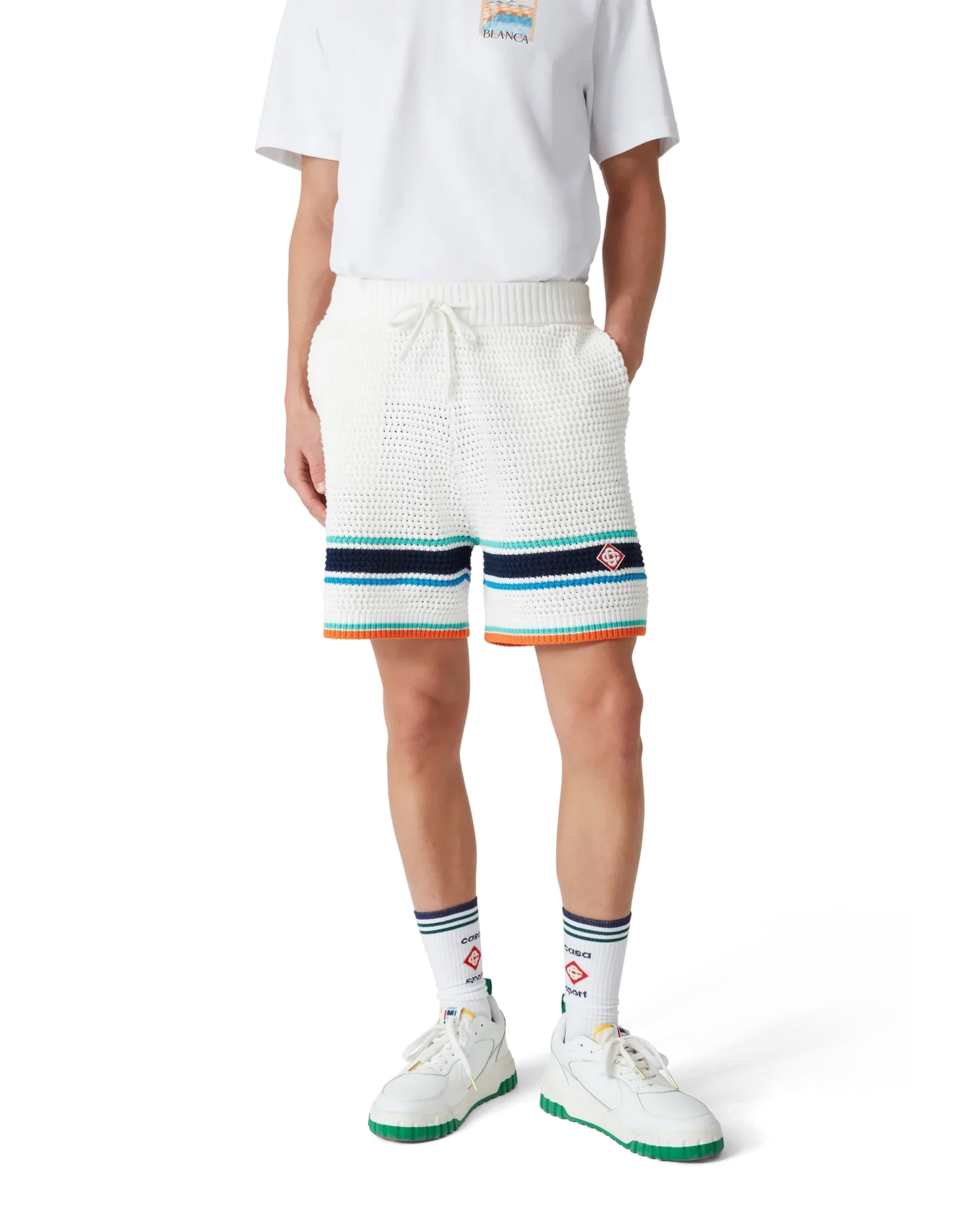Tennis Crochet Shorts | Casablanca Paris | Image 4