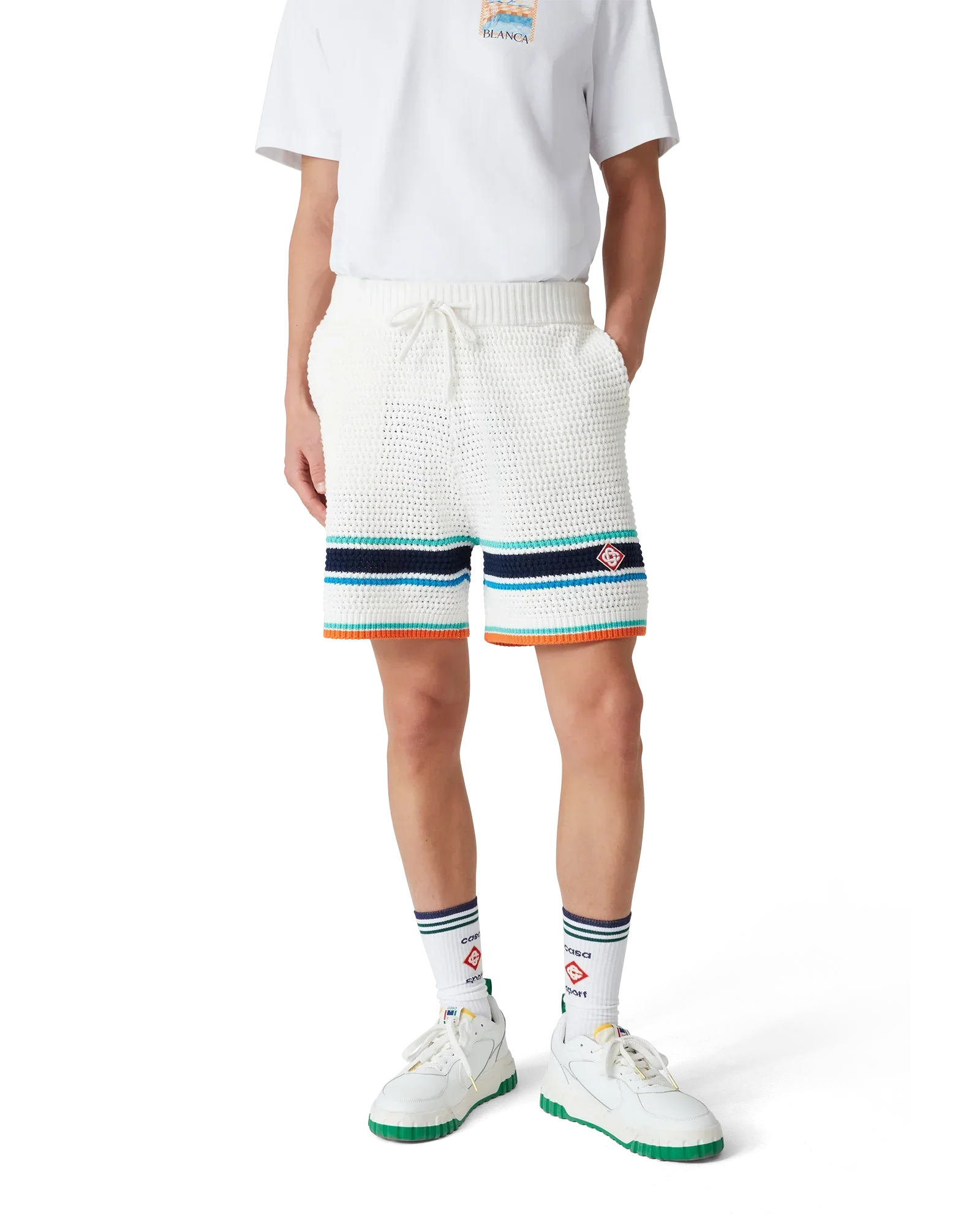 Tennis Crochet Shorts | Casablanca Paris | Image 4