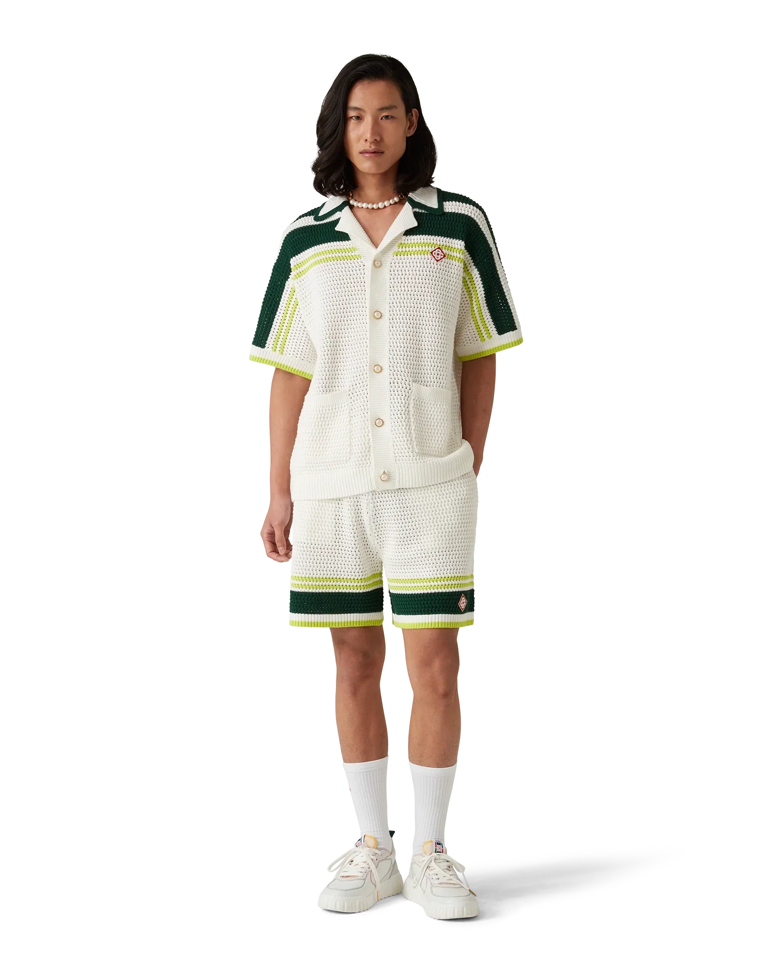 Tennis Crochet Shorts | Casablanca Paris | Image 2