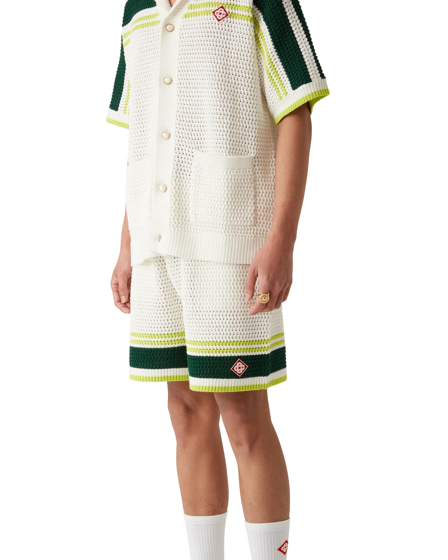 Tennis Crochet Shorts | Casablanca Paris | Image 4