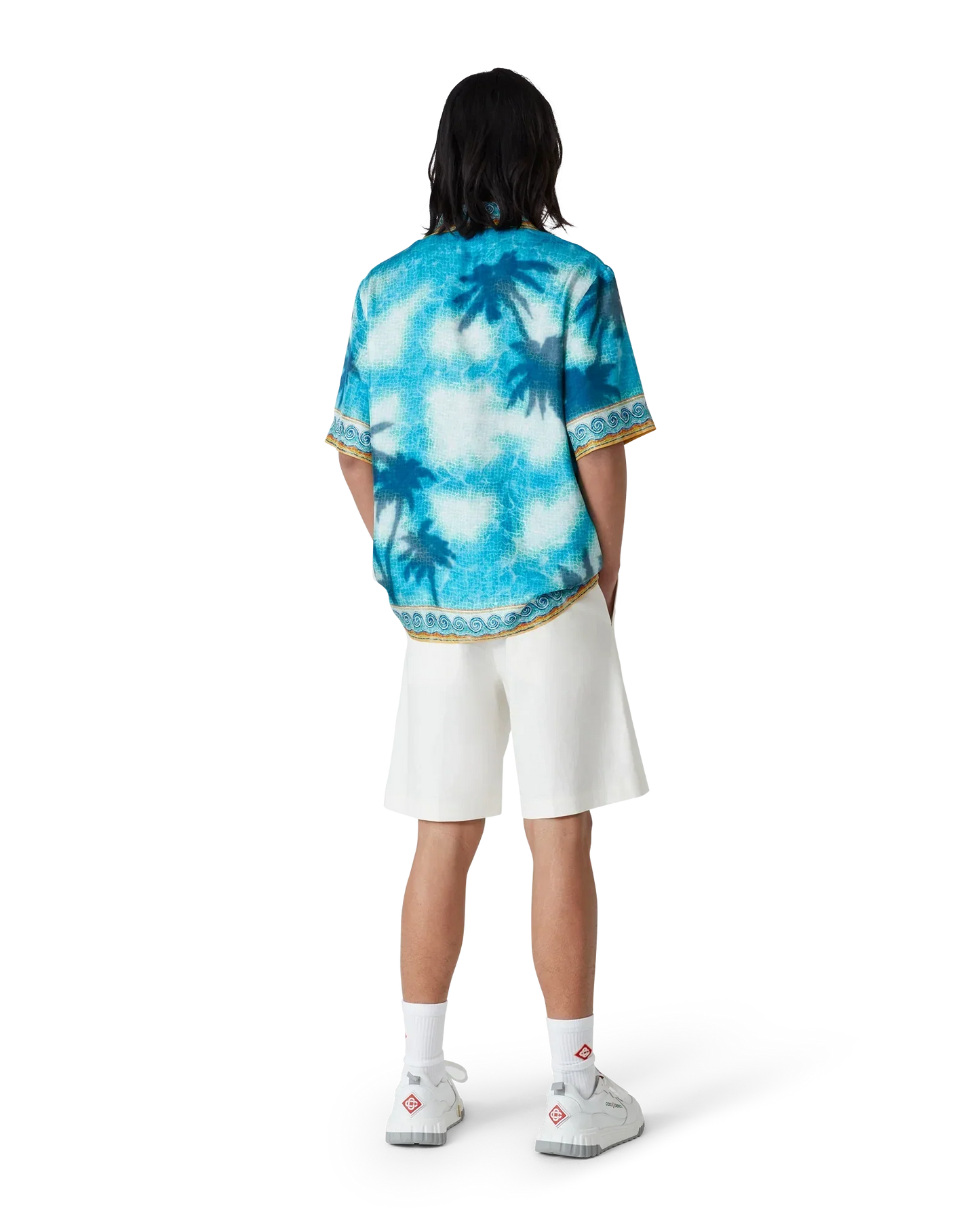 Linen Pleated Shorts | Casablanca Paris | Image 3
