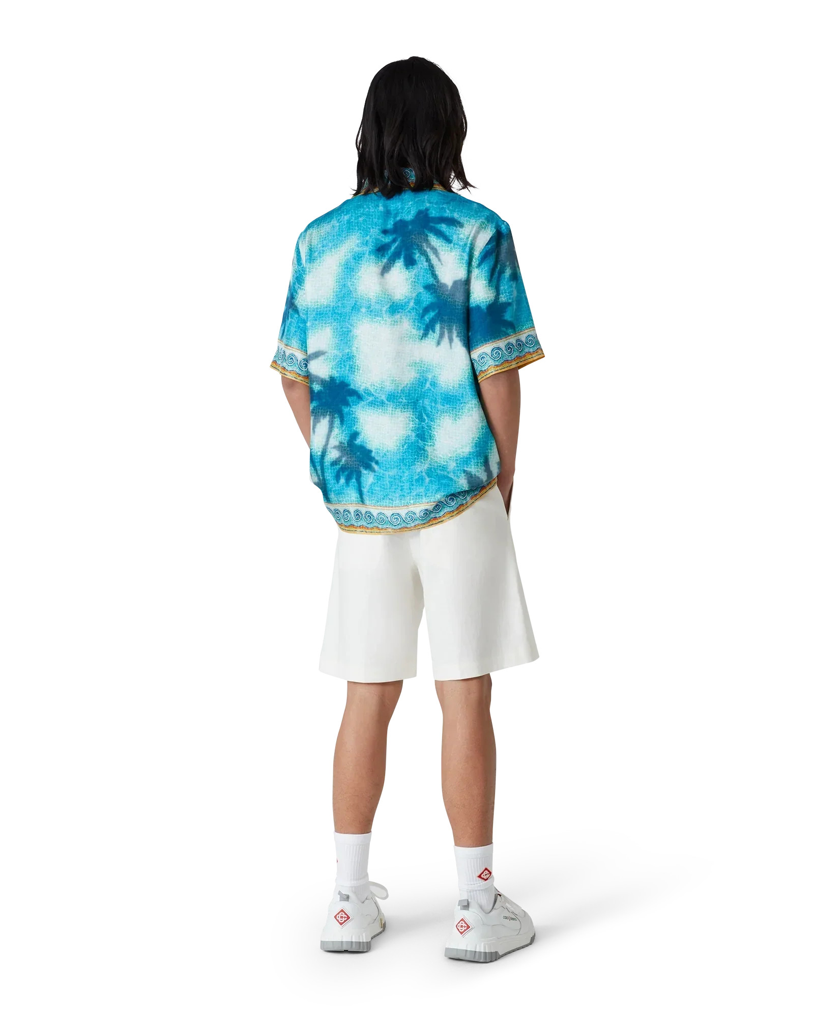 Linen Pleated Shorts | Casablanca Paris | Image 3