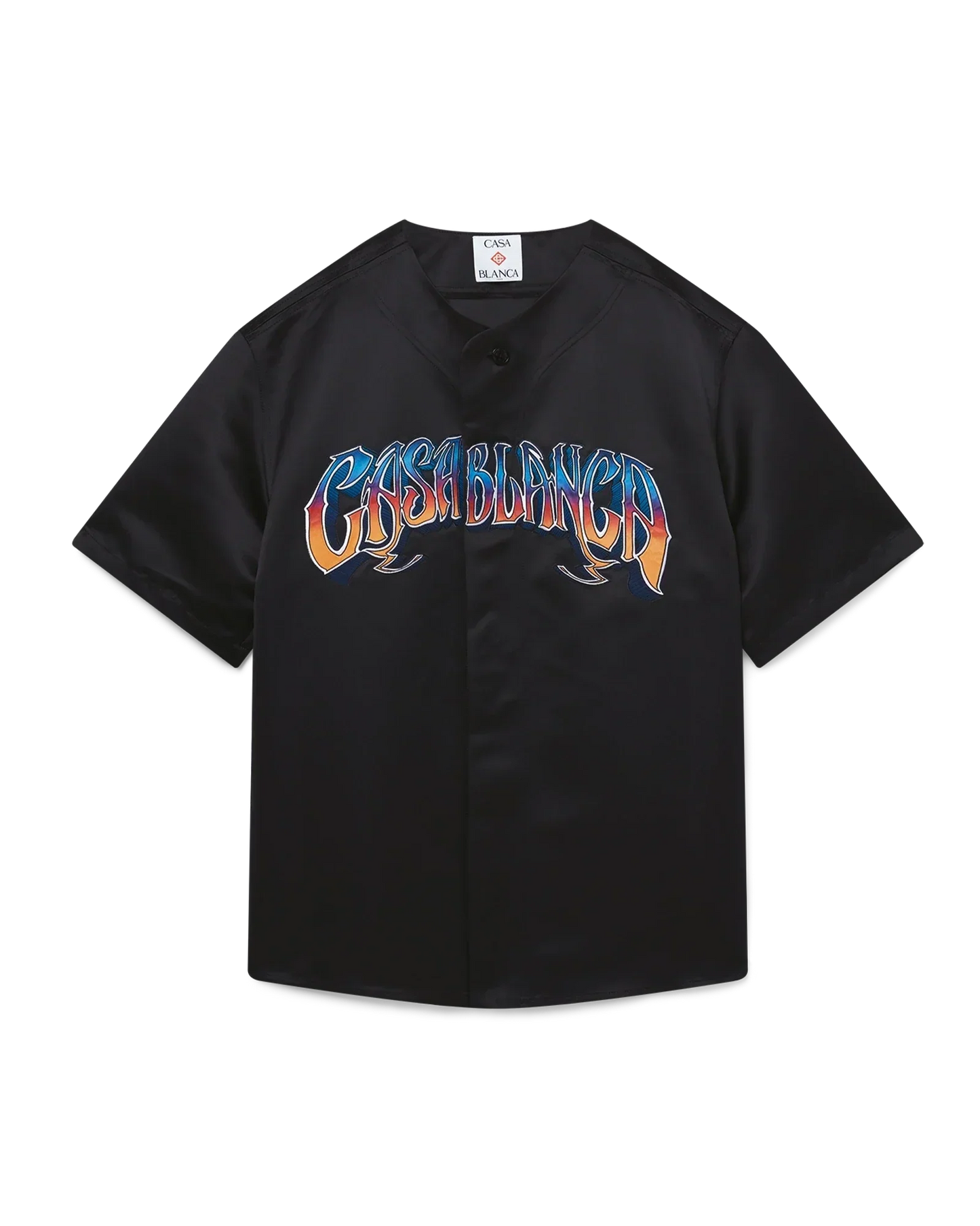 Gothic Baseball Short Sleeve Shirt | Casablanca Paris | Image 1