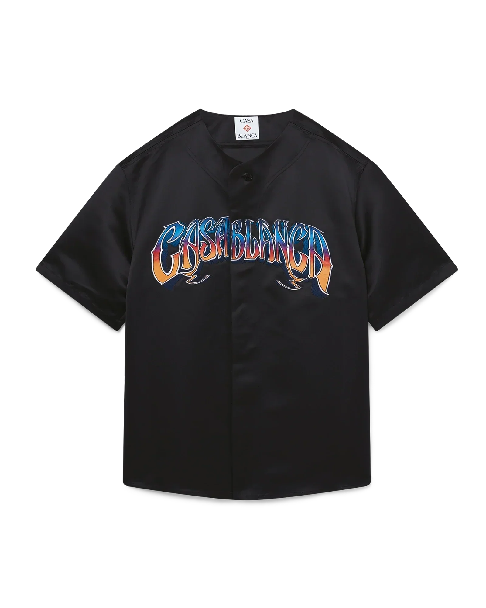 Gothic Baseball Short Sleeve Shirt | Casablanca Paris | Image 1