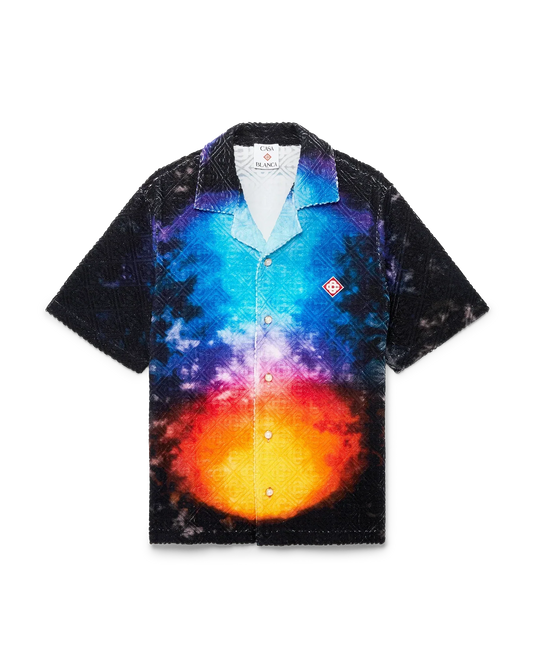 Gradient Short Sleeve Towelling Shirt | Casablanca Paris | Image 1