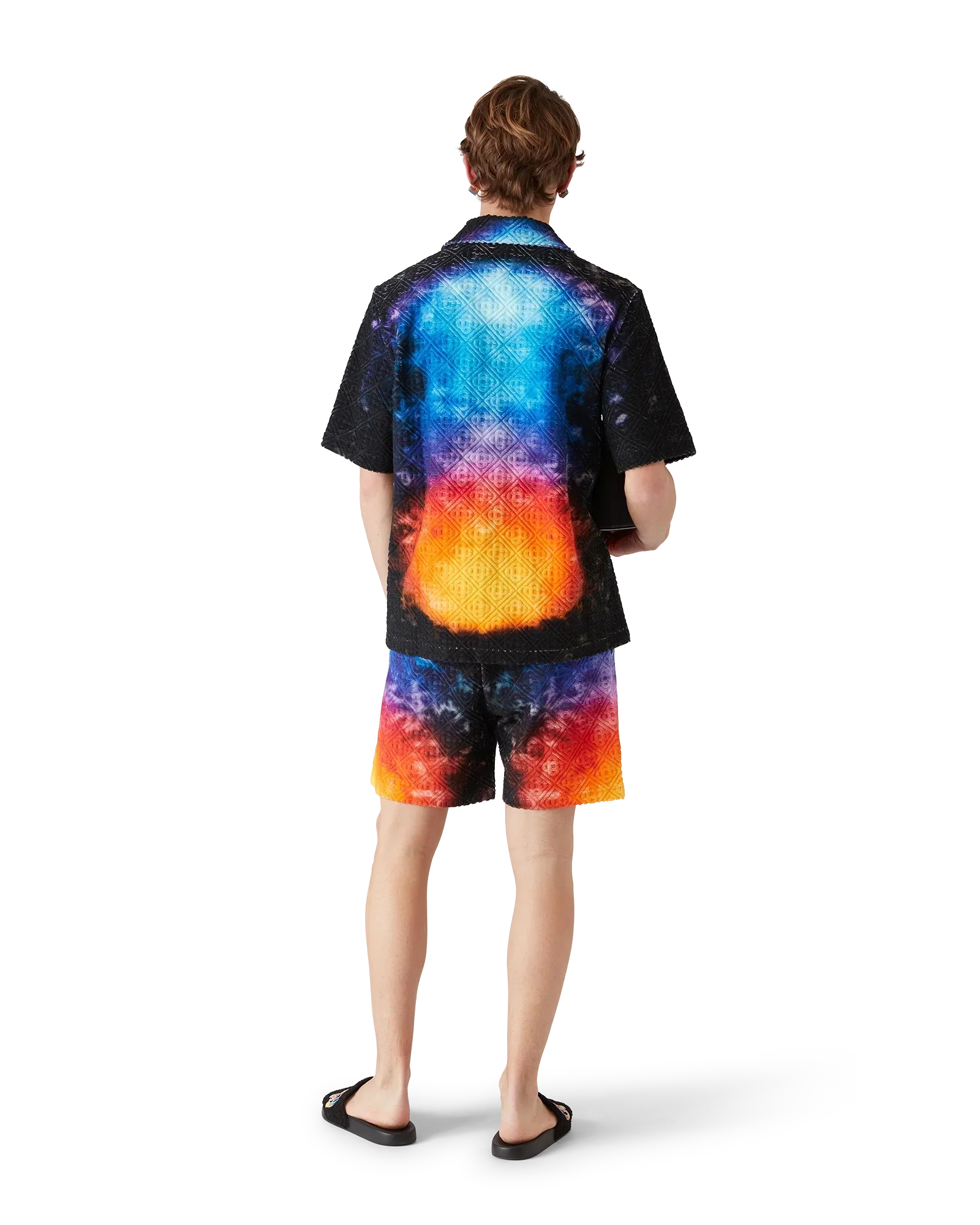 Gradient Short Sleeve Towelling Shirt | Casablanca Paris | Image 5