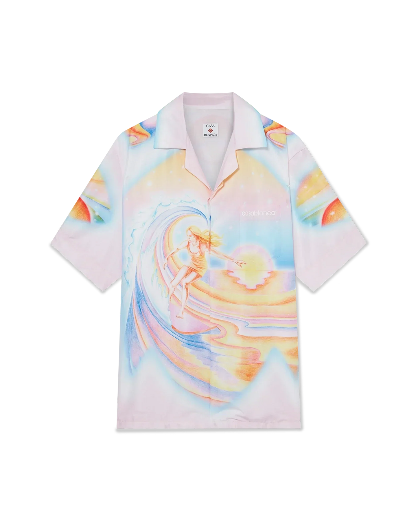 Psychedelic Nirvana Short Sleeve Swim Shirt | Casablanca Paris | Image 1