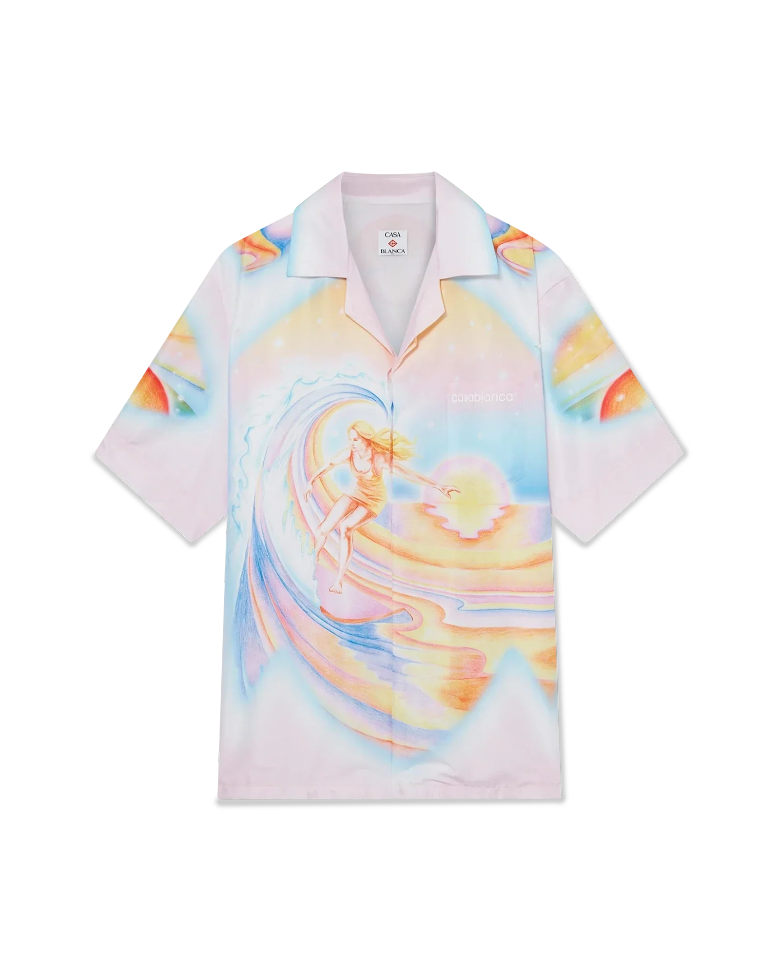 Psychedelic Nirvana Short Sleeve Swim Shirt | Casablanca Paris | Image 1