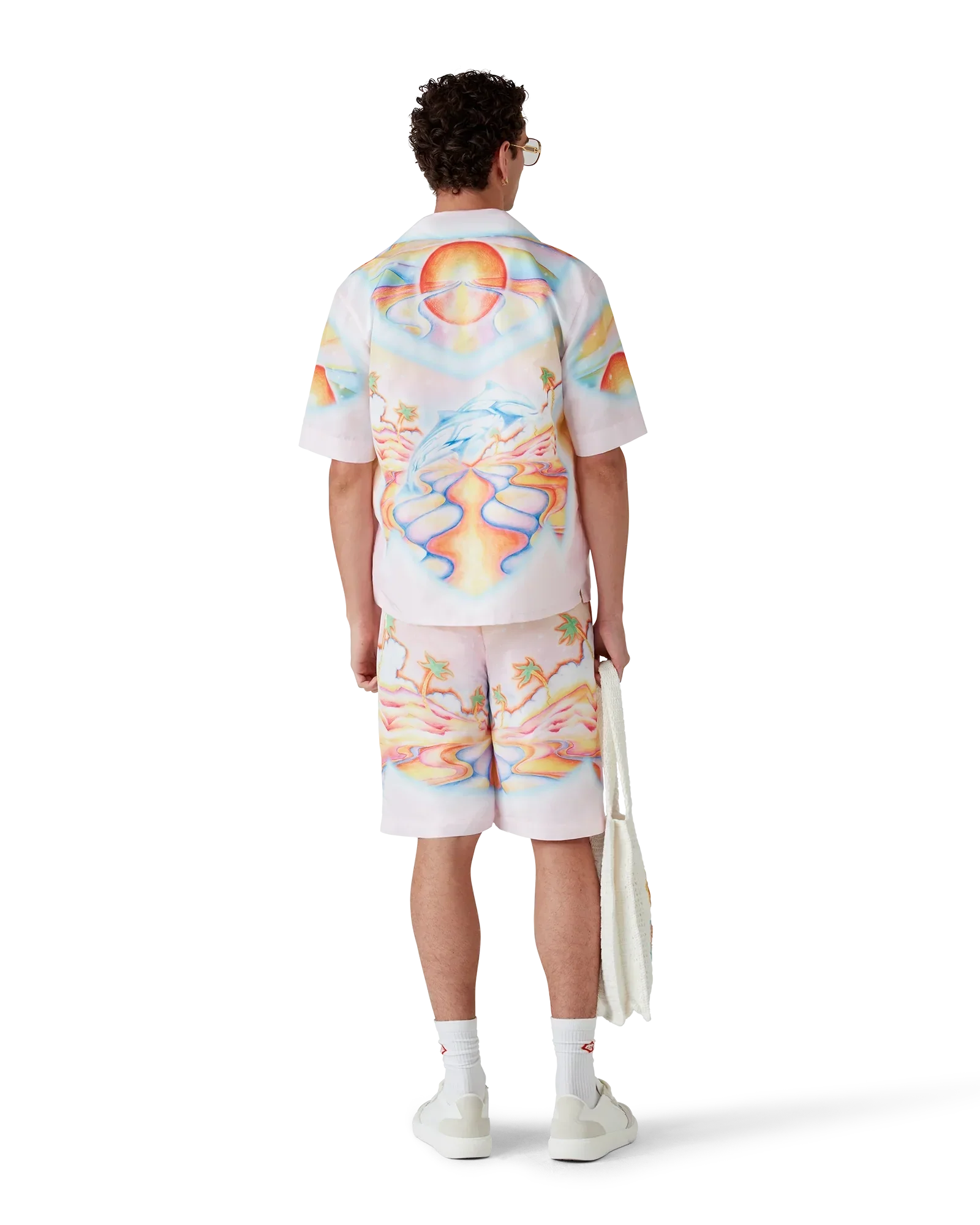 Psychedelic Nirvana Short Sleeve Swim Shirt | Casablanca Paris | Image 3