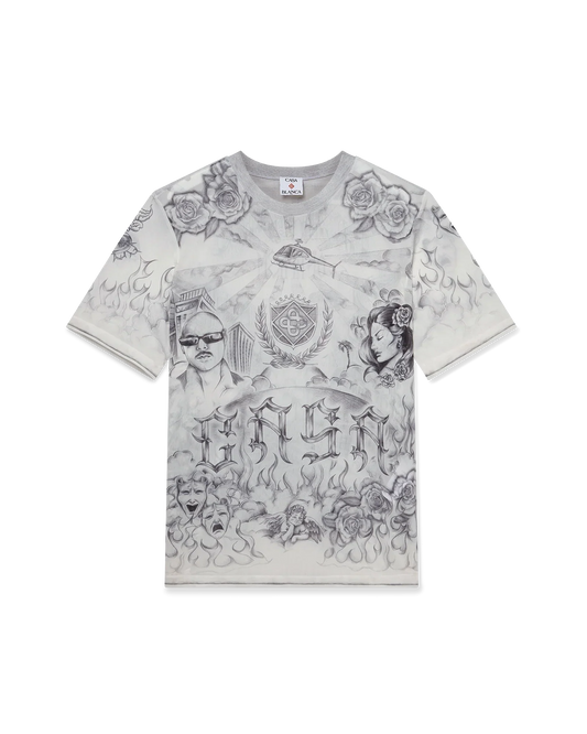 Tattoo Mesh Top | Casablanca Paris | Image 1