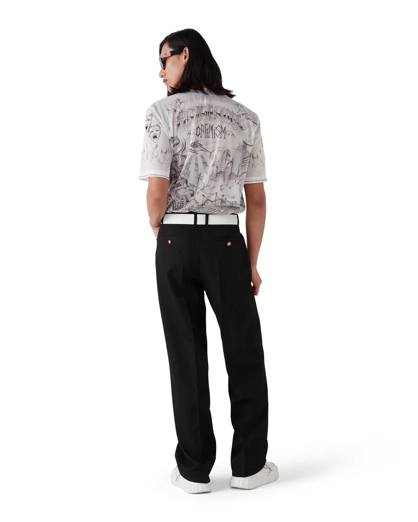 Tattoo Mesh Top | Casablanca Paris | Image 3
