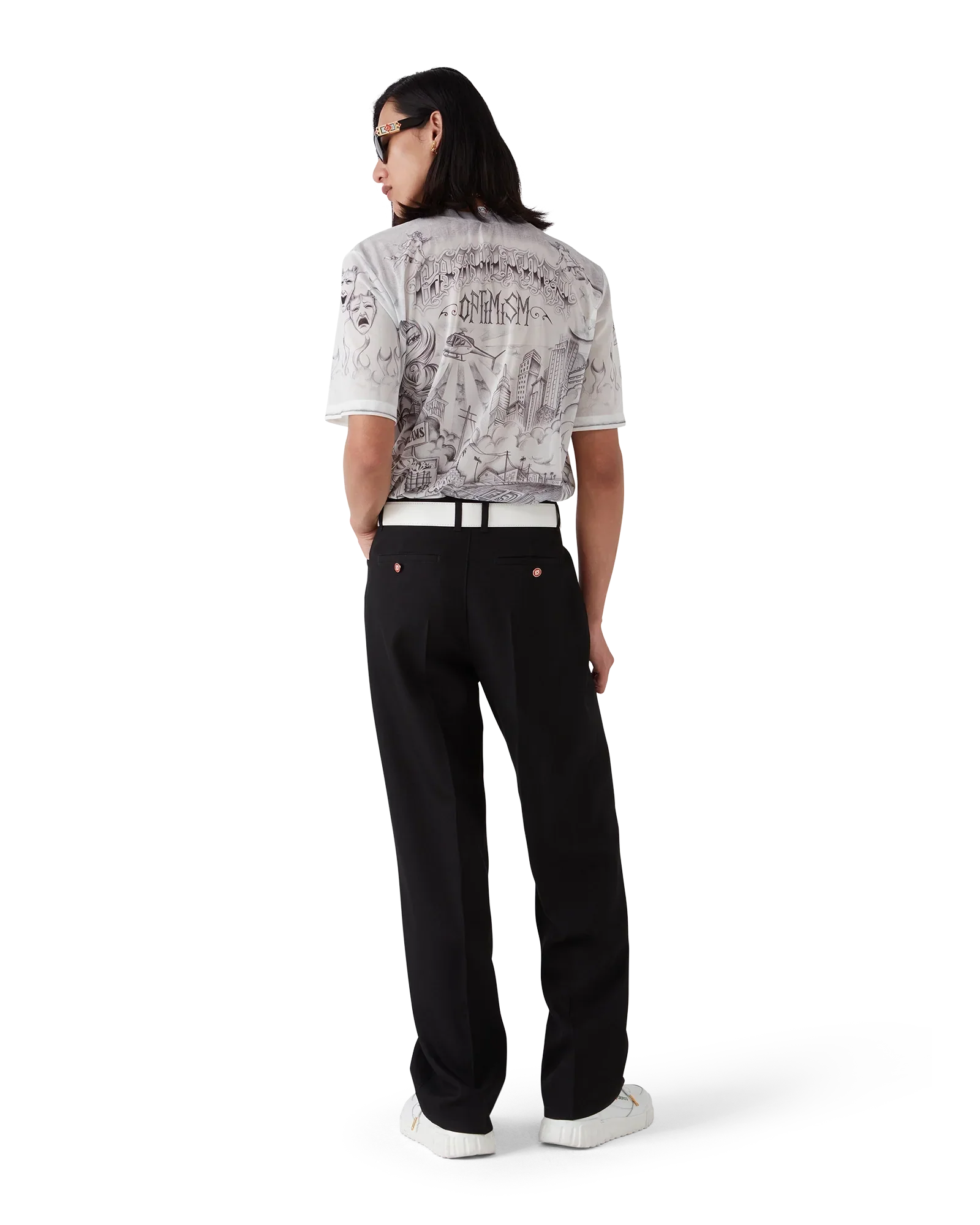Tattoo Mesh Top | Casablanca Paris | Image 3
