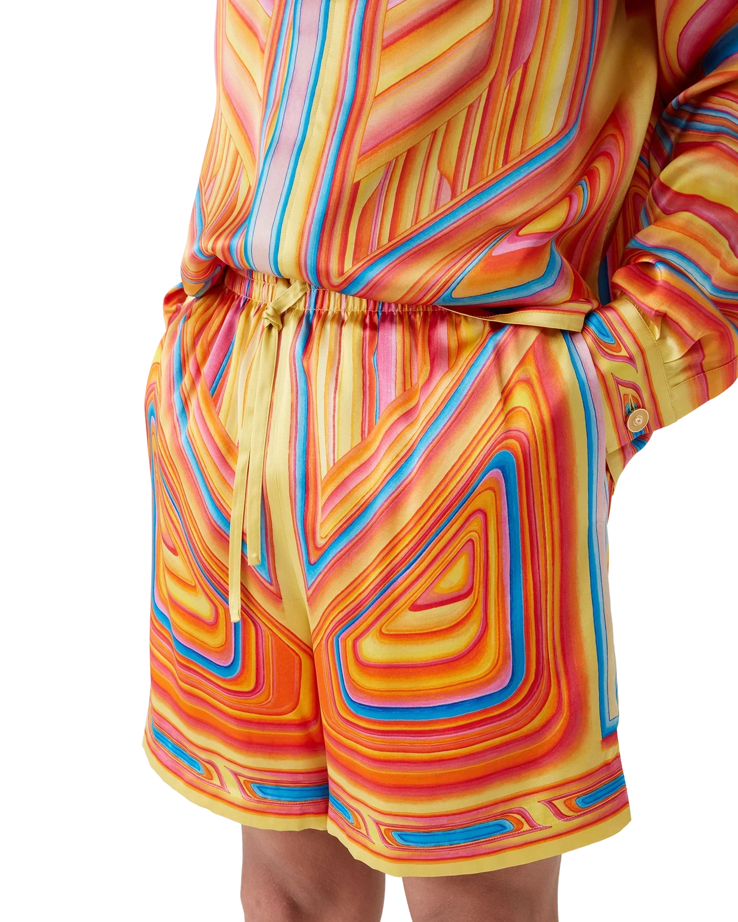Low Rider Silk Shorts | Casablanca Paris | Image 5