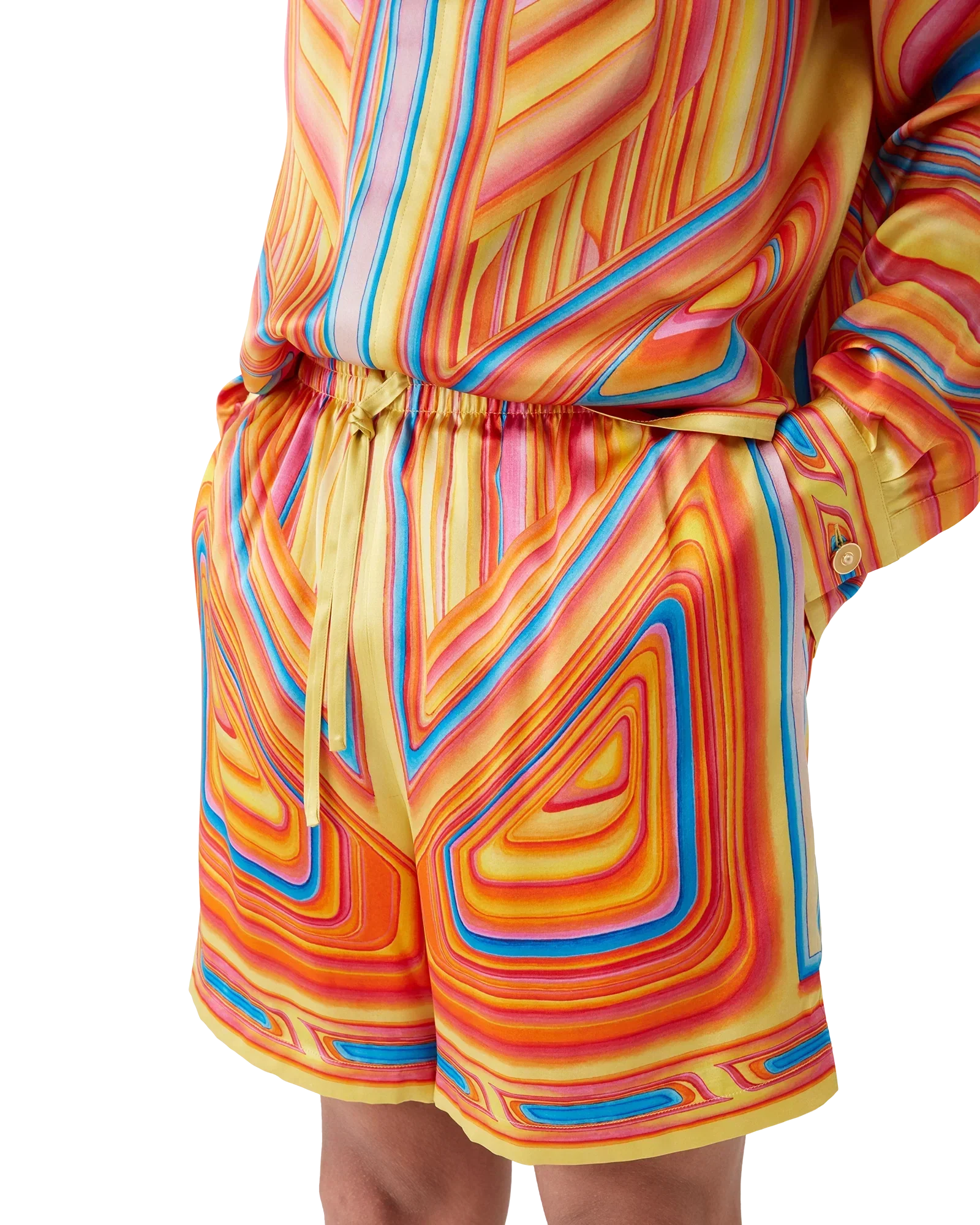 Low Rider Silk Shorts | Casablanca Paris | Image 5