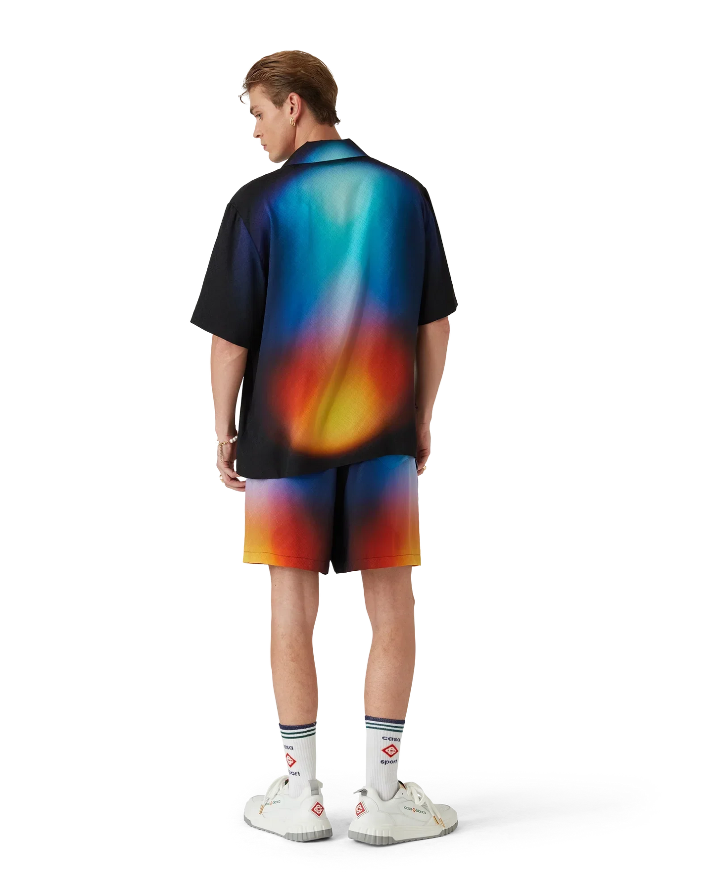 Gradient Silk Shorts | Casablanca Paris | Image 3