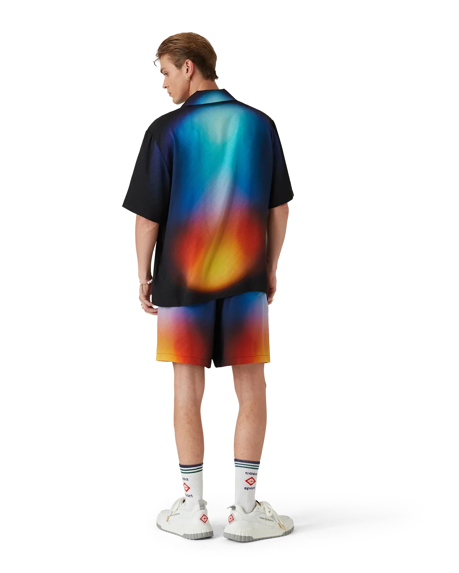 Gradient Silk Shorts | Casablanca Paris | Image 3