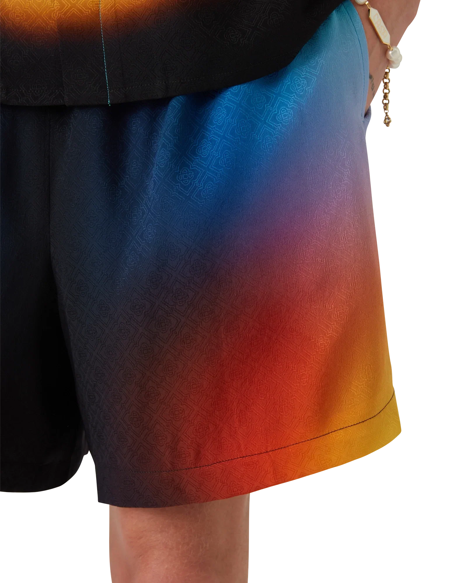 Gradient Silk Shorts | Casablanca Paris | Image 5