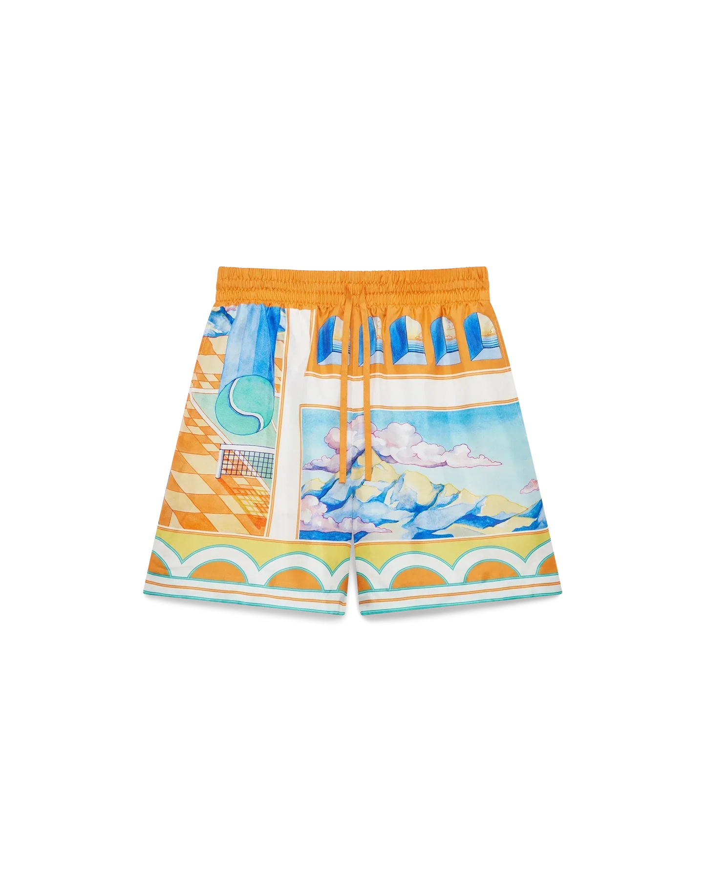 Surreal Pool Silk Shorts | Casablanca Paris | Image 1