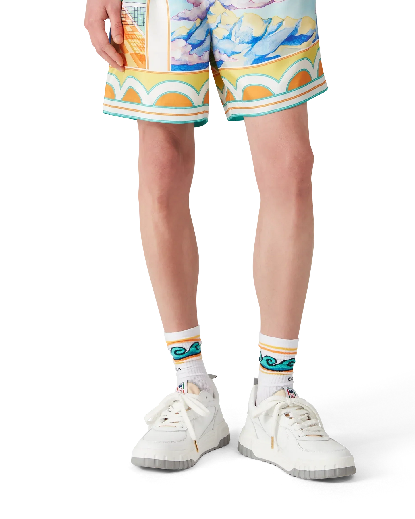Surreal Pool Silk Shorts | Casablanca Paris | Image 5