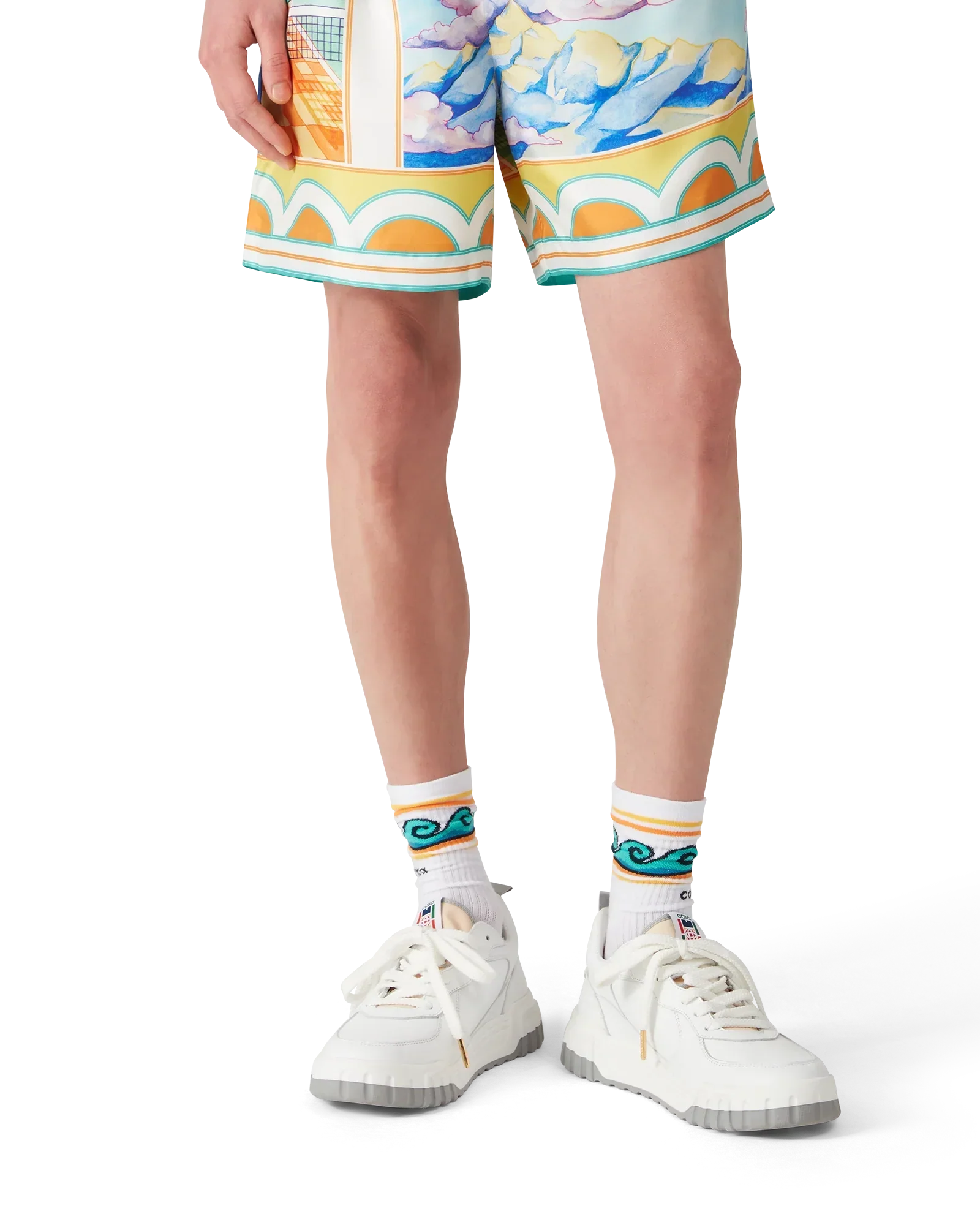 Surreal Pool Silk Shorts | Casablanca Paris | Image 5