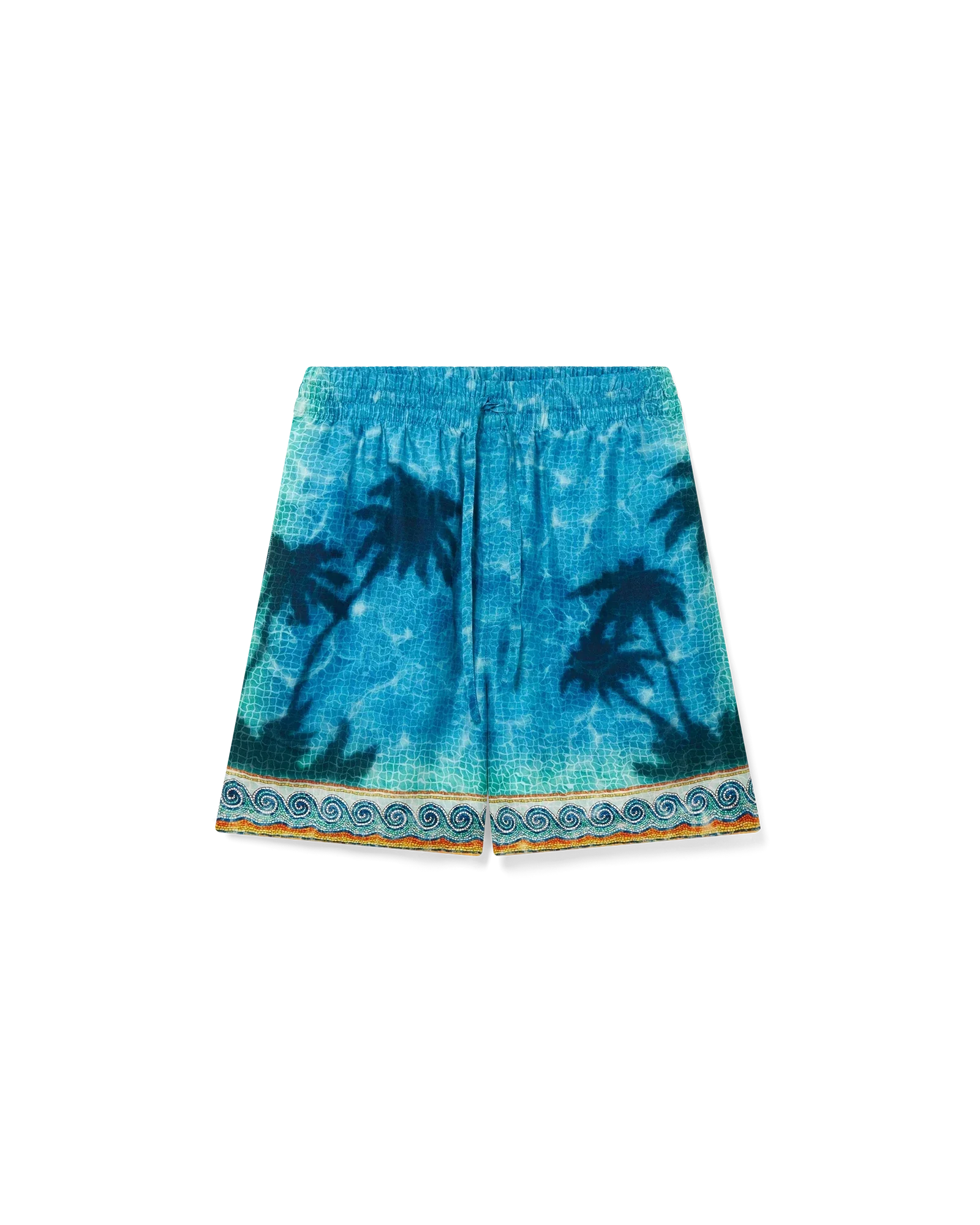 Poolside Emblem Silk Shorts | Casablanca Paris | Image 1