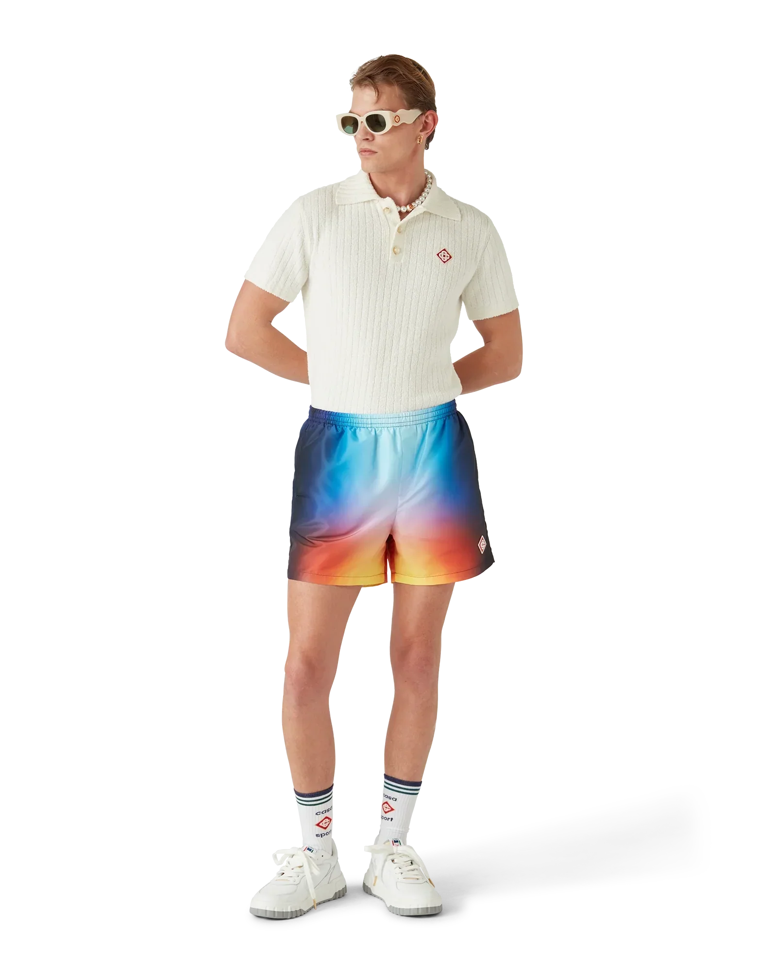 Tie Dye Swim Shorts | Casablanca Paris | Image 2
