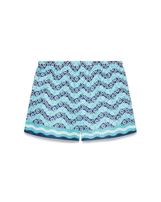 Monogram Wave Swim Shorts | Casablanca Paris | Image 1