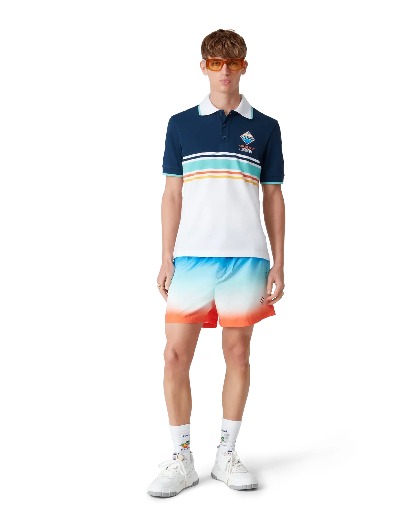 Gradient Jacquard Swim Shorts | Casablanca Paris | Image 2