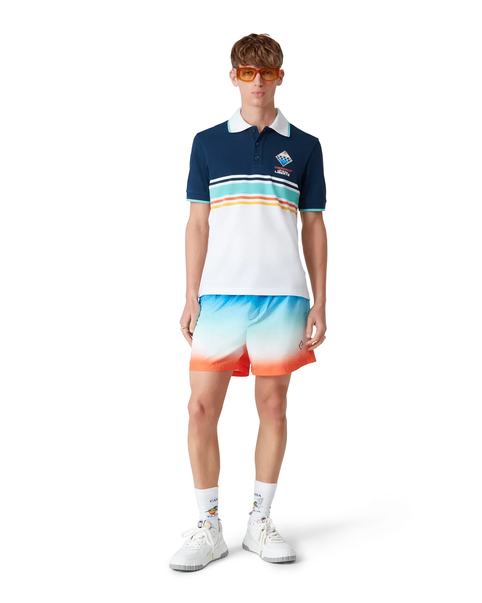 Gradient Jacquard Swim Shorts | Casablanca Paris | Image 2