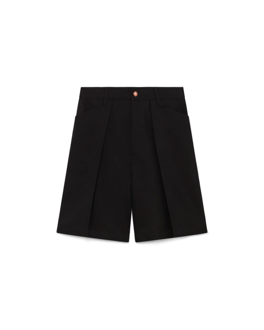 Wool Pleated Tailored Shorts | Casablanca Paris | Image 1