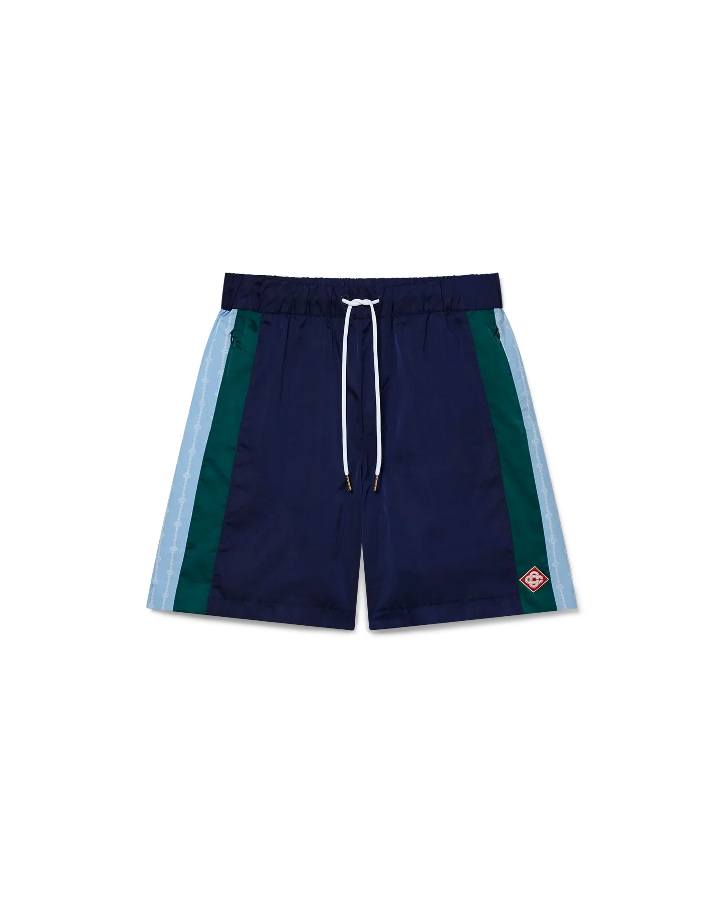 Pinstripe Laurel Track Shorts | Casablanca Paris | Image 1